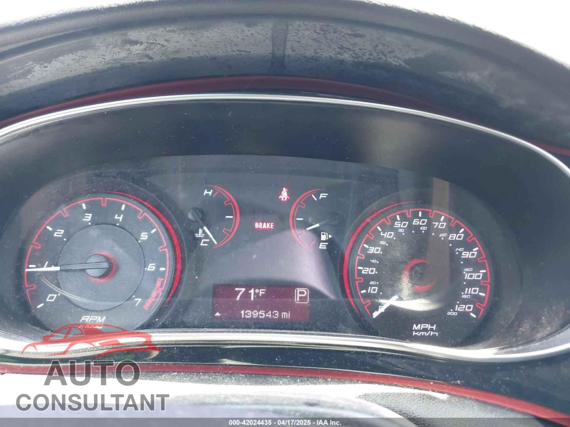 DODGE DART 2015 - 1C3CDFAA0FD421511