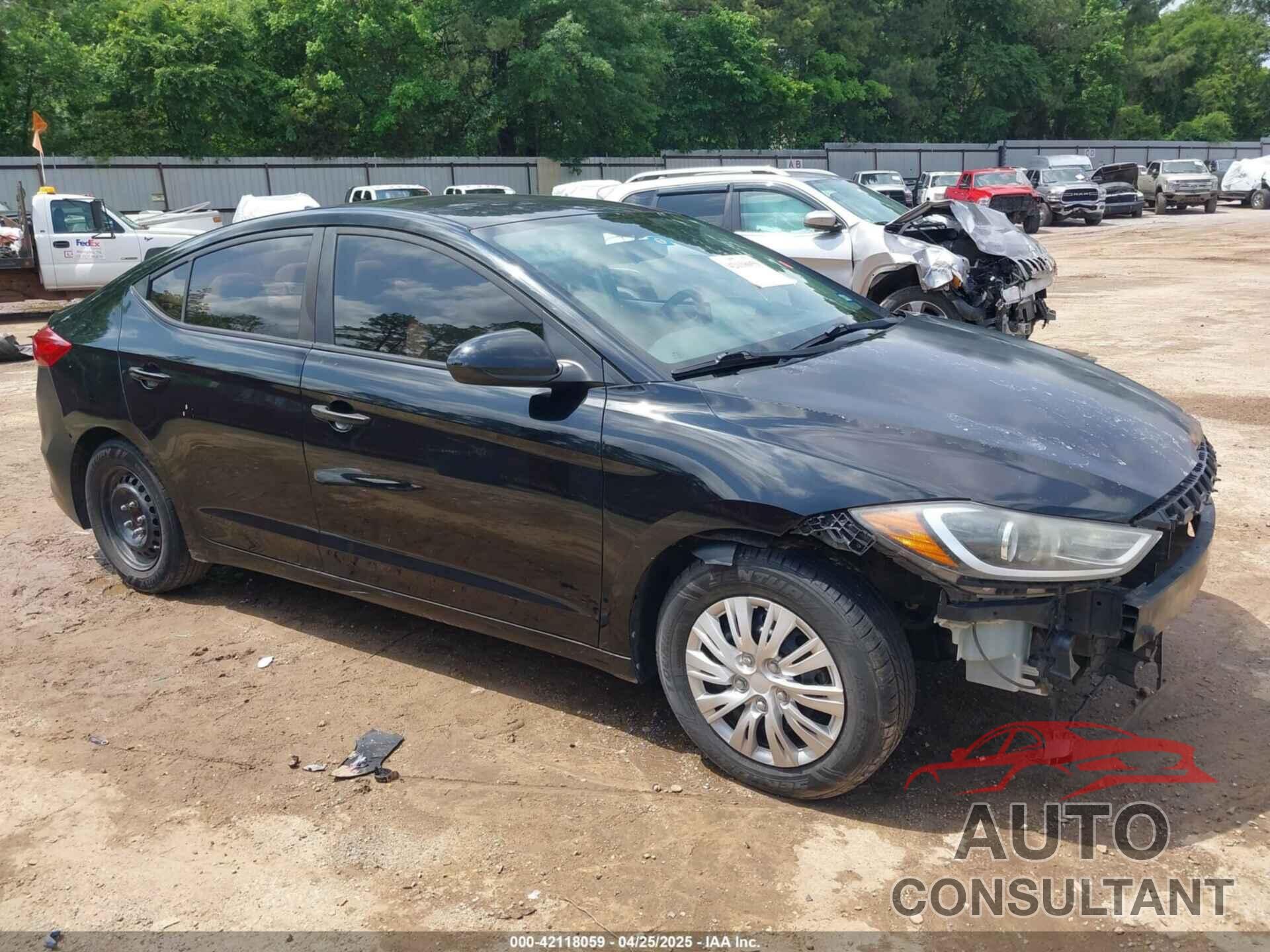 HYUNDAI ELANTRA 2017 - KMHD74LF8HU065490