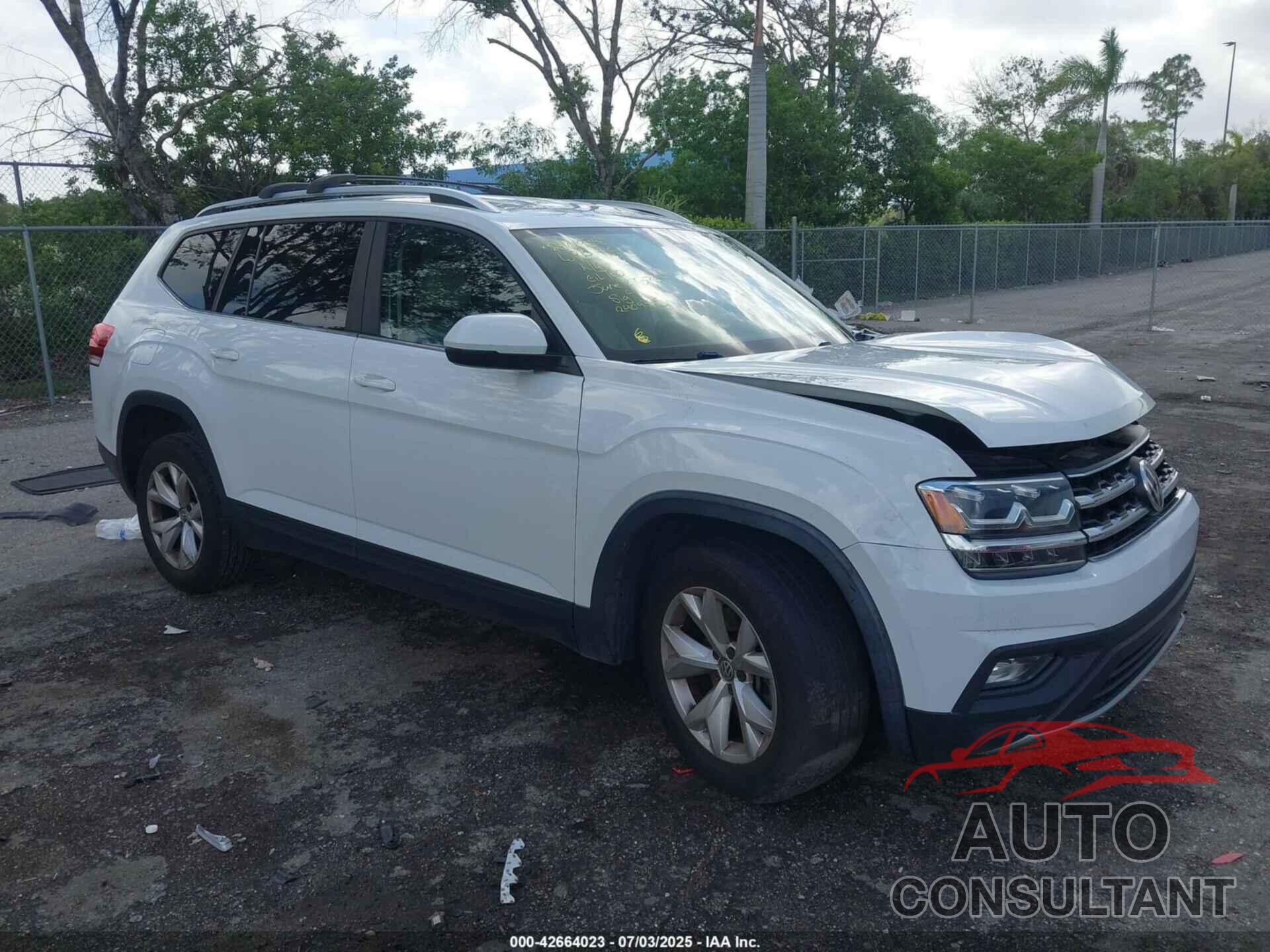 VOLKSWAGEN ATLAS 2019 - 1V2DR2CA6KC605213