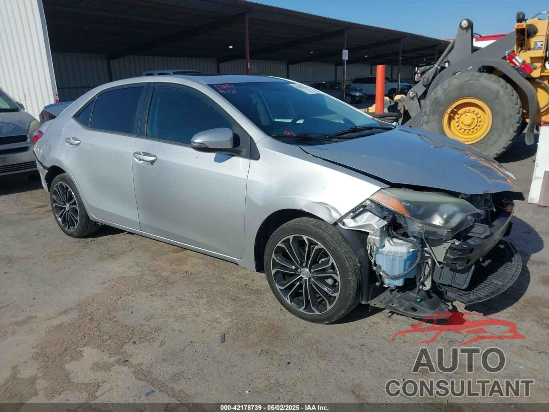 TOYOTA COROLLA 2015 - 5YFBURHE6FP233011
