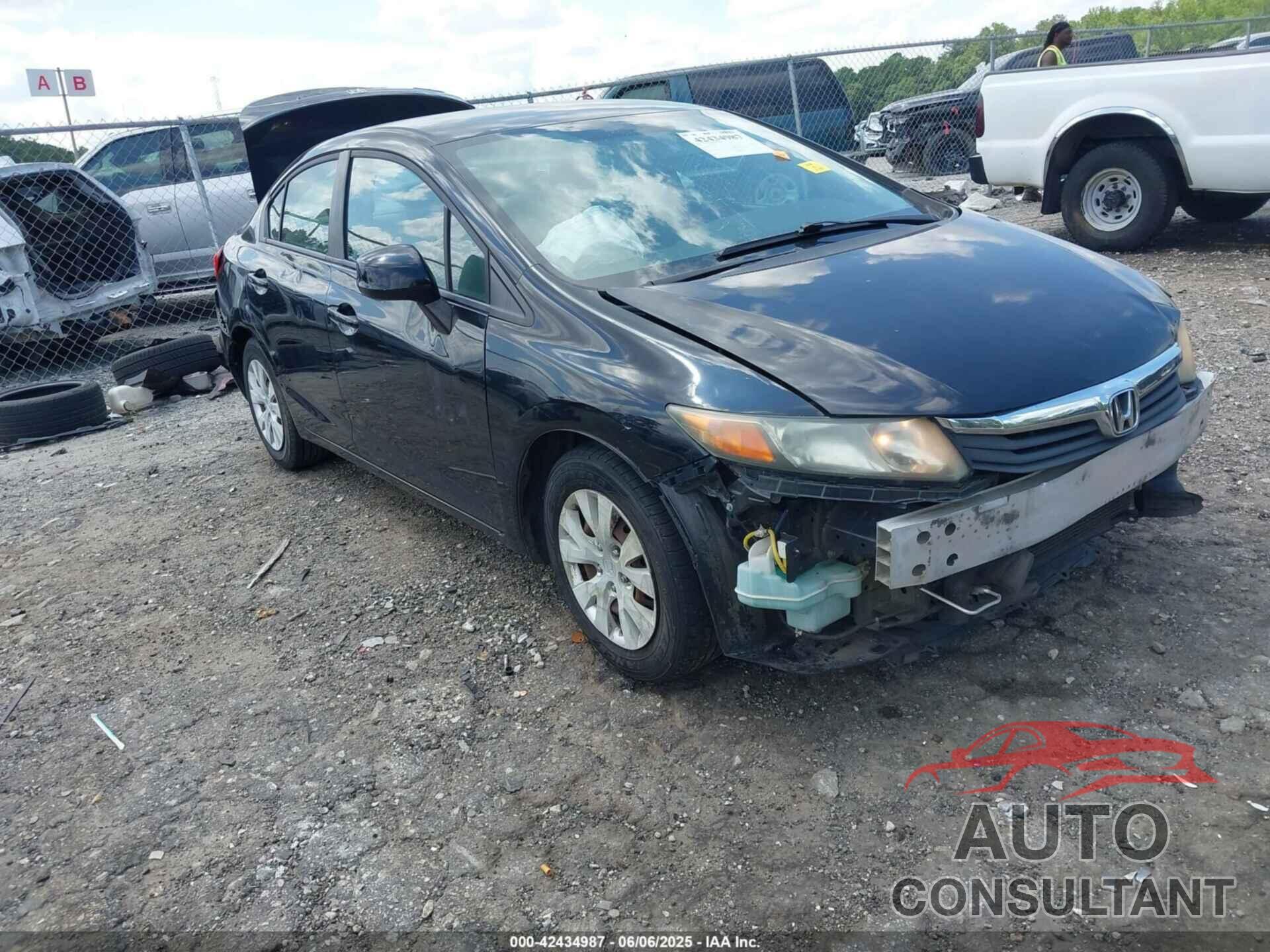 HONDA CIVIC 2012 - 19XFB2F51CE350008