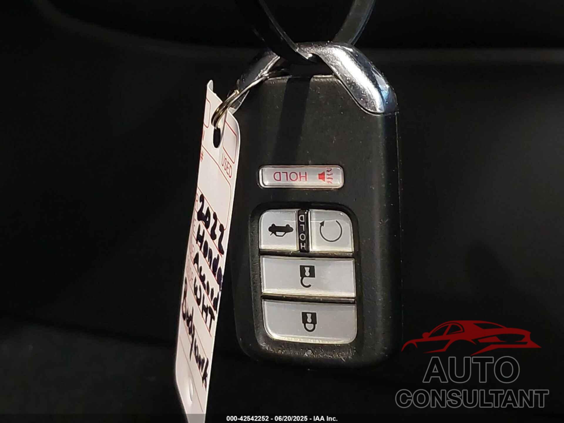 HONDA ACCORD 2022 - 1HGCV1F42NA113255