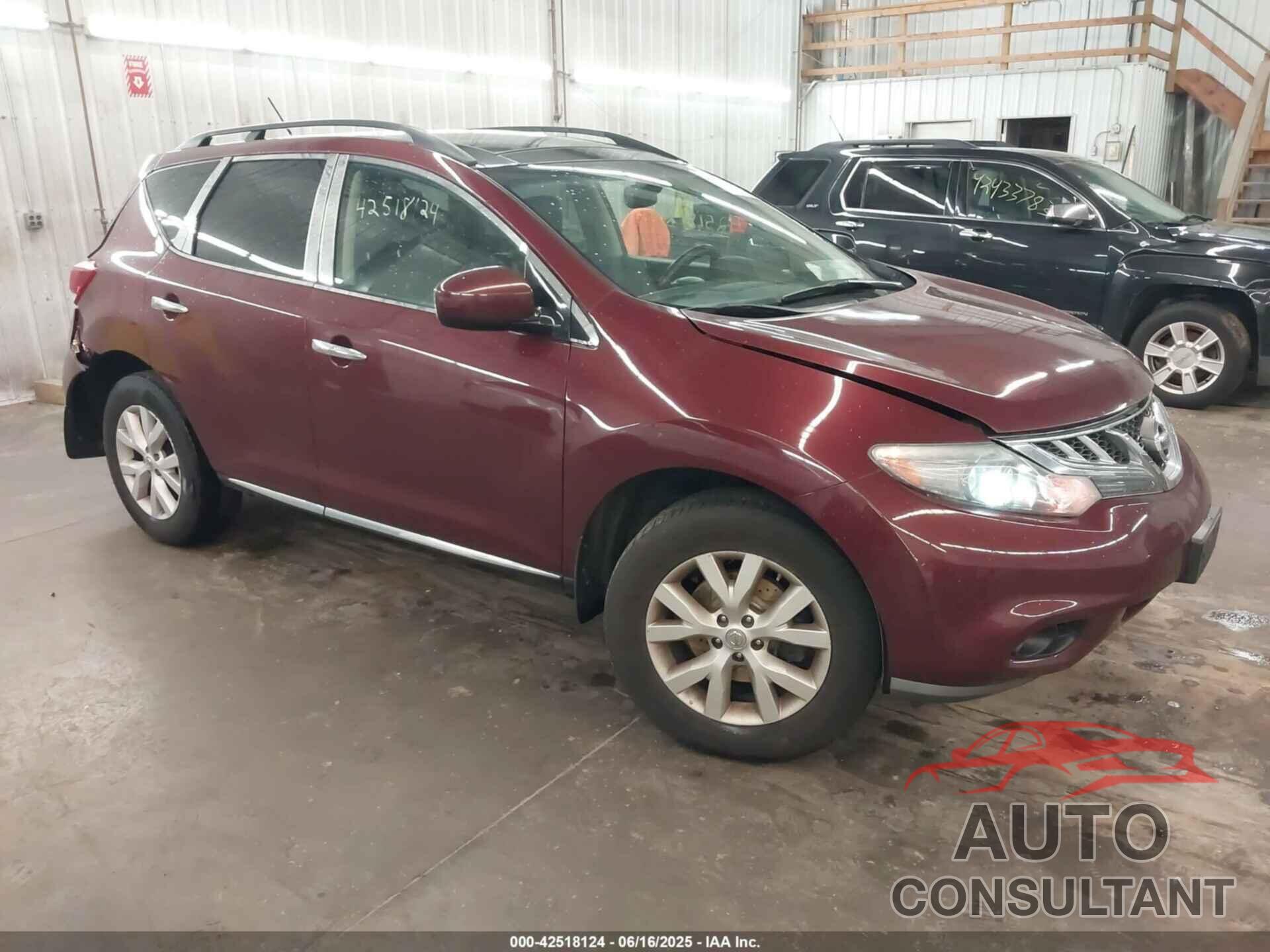 NISSAN MURANO 2011 - JN8AZ1MWXBW185290