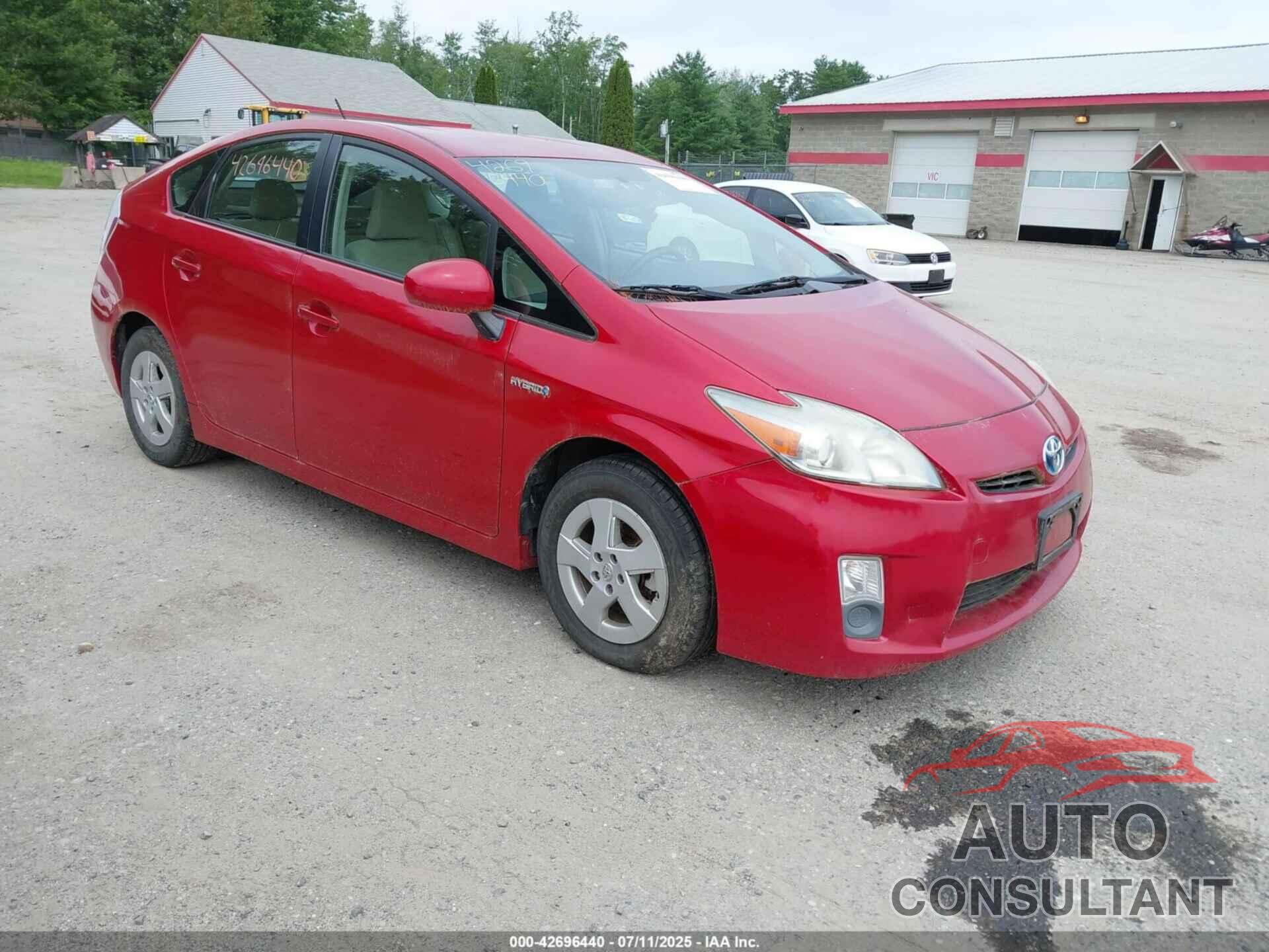 TOYOTA PRIUS 2010 - JTDKN3DU0A0027564