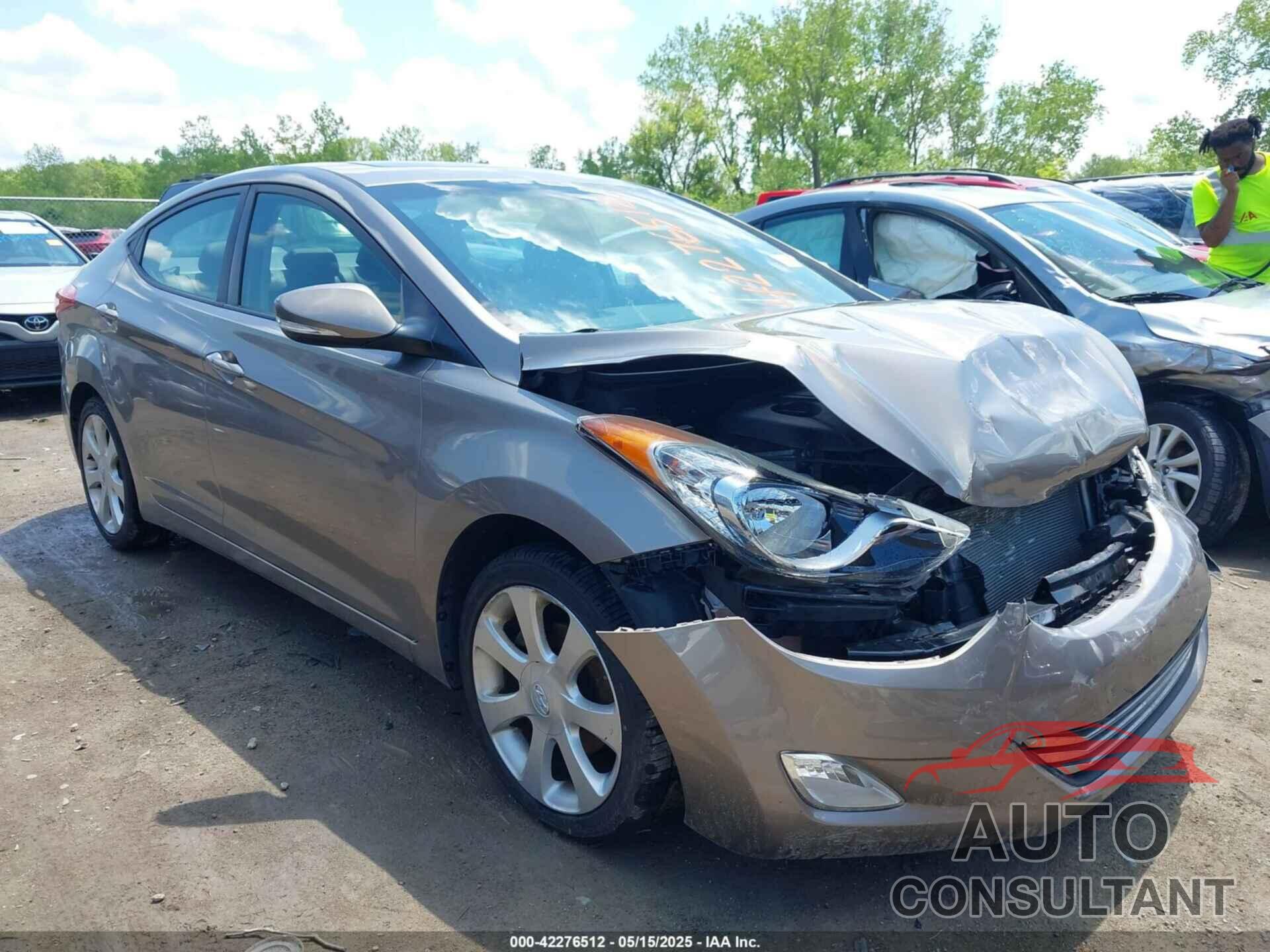 HYUNDAI ELANTRA 2012 - 5NPDH4AE8CH107316
