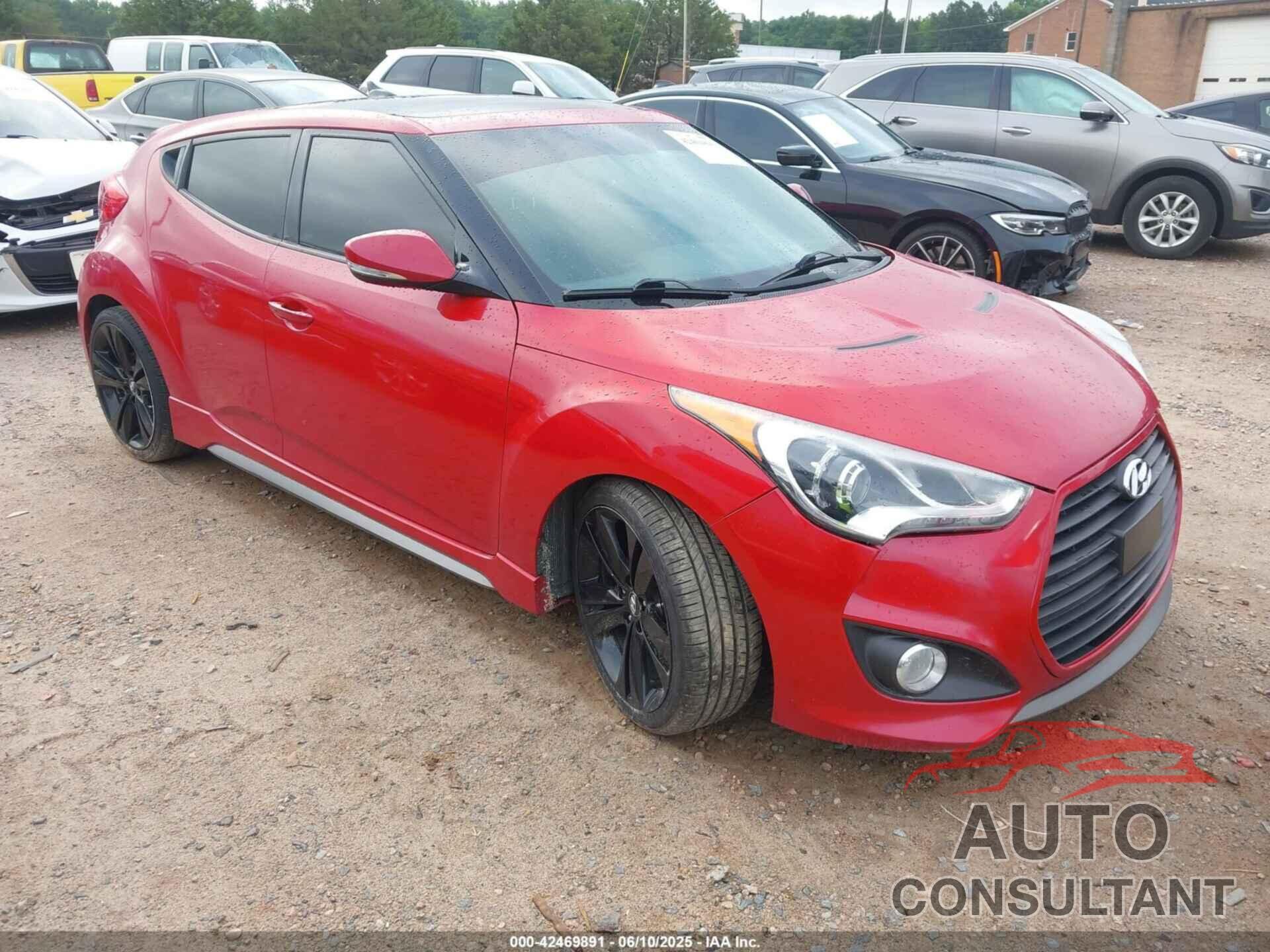 HYUNDAI VELOSTER 2013 - KMHTC6AE1DU110874