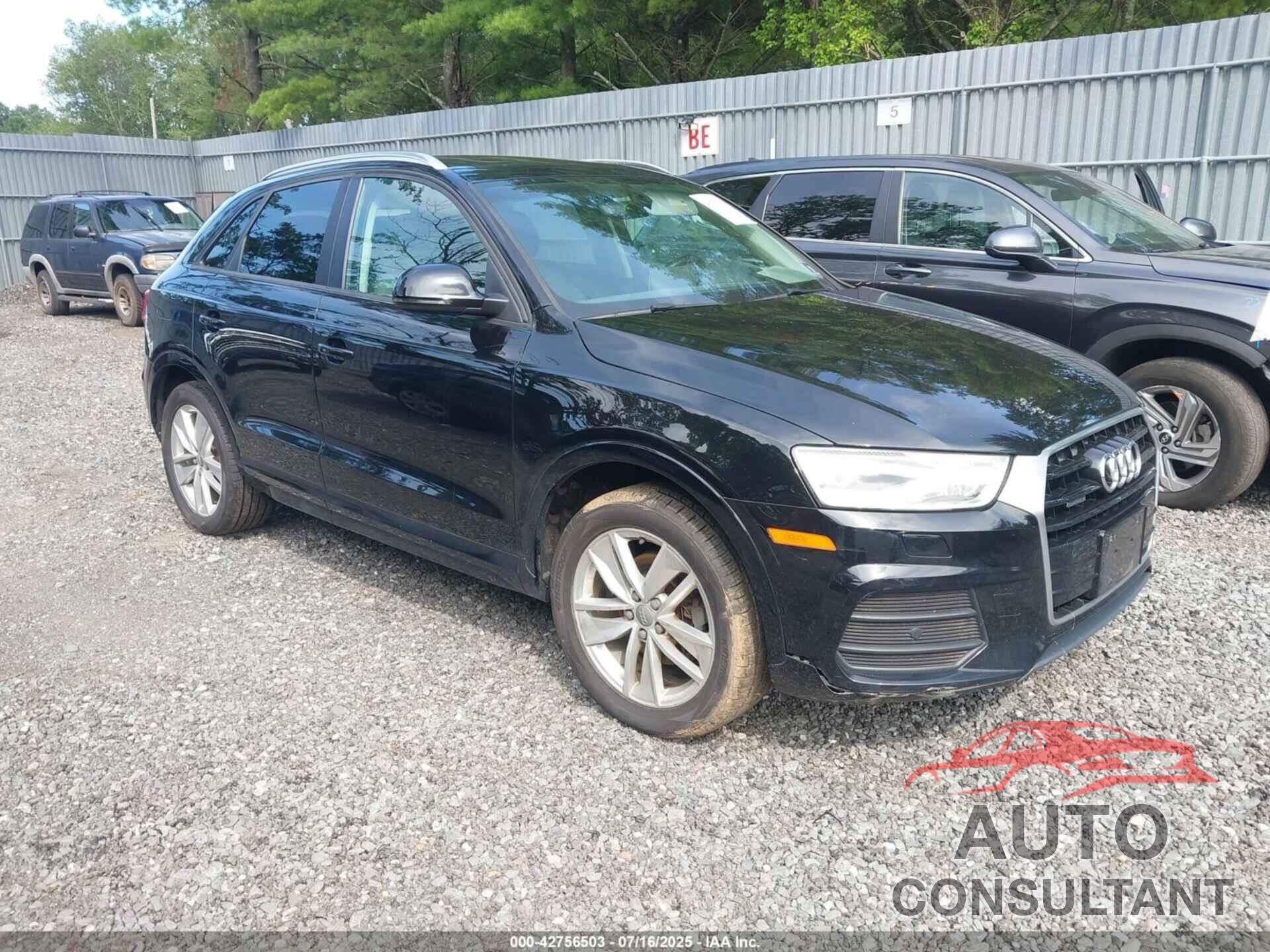 AUDI Q3 2017 - WA1ECCFS4HR007736