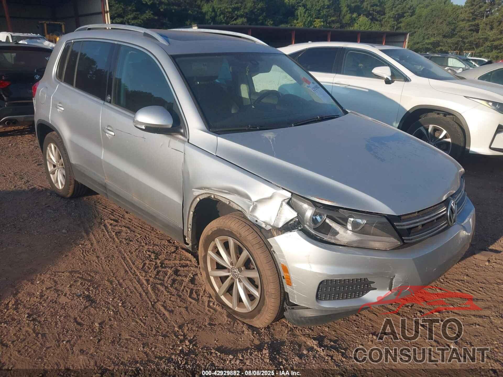 VOLKSWAGEN TIGUAN 2017 - WVGRV7AX8HW502689
