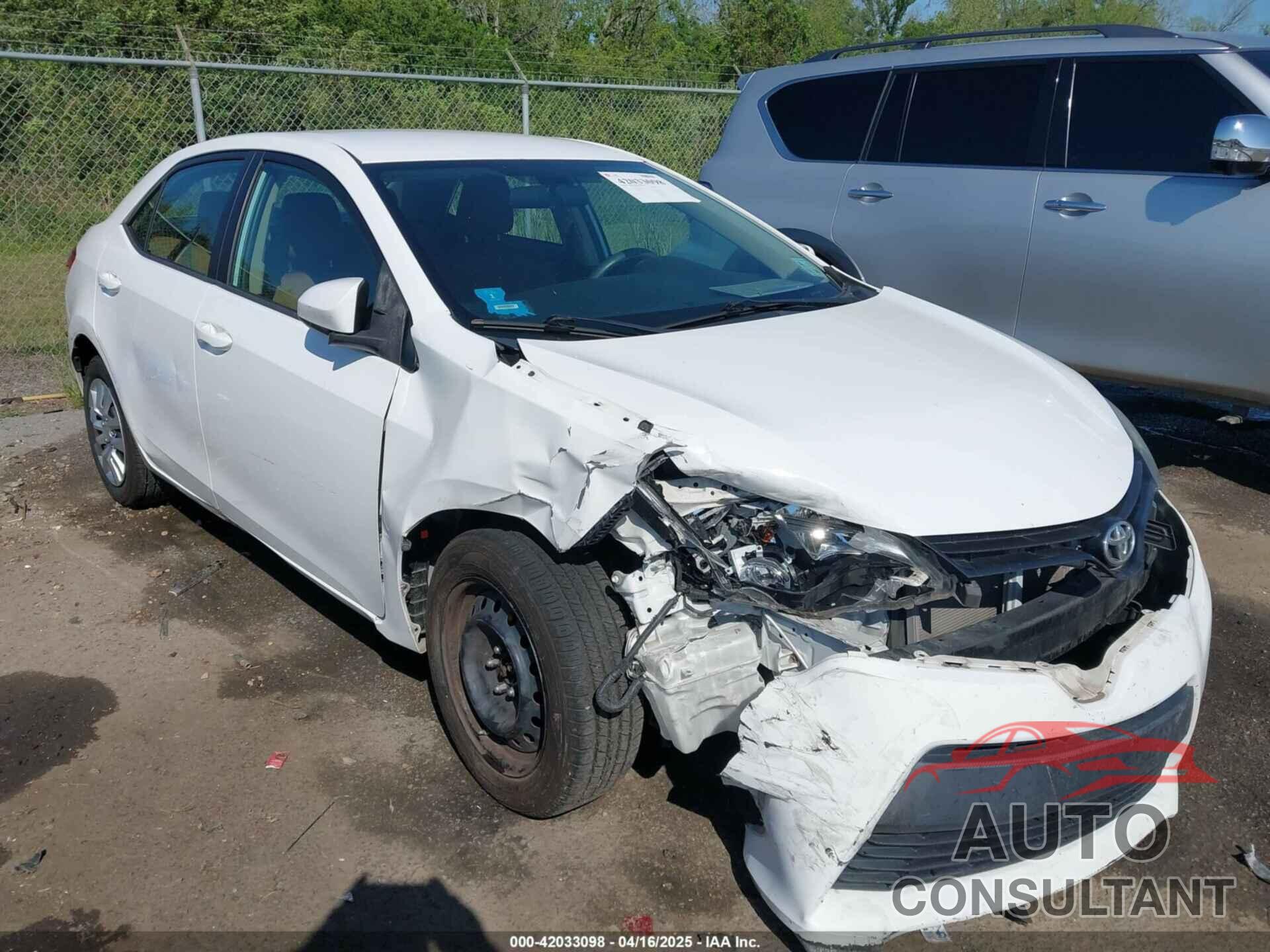 TOYOTA COROLLA 2014 - 2T1BURHE2EC215572