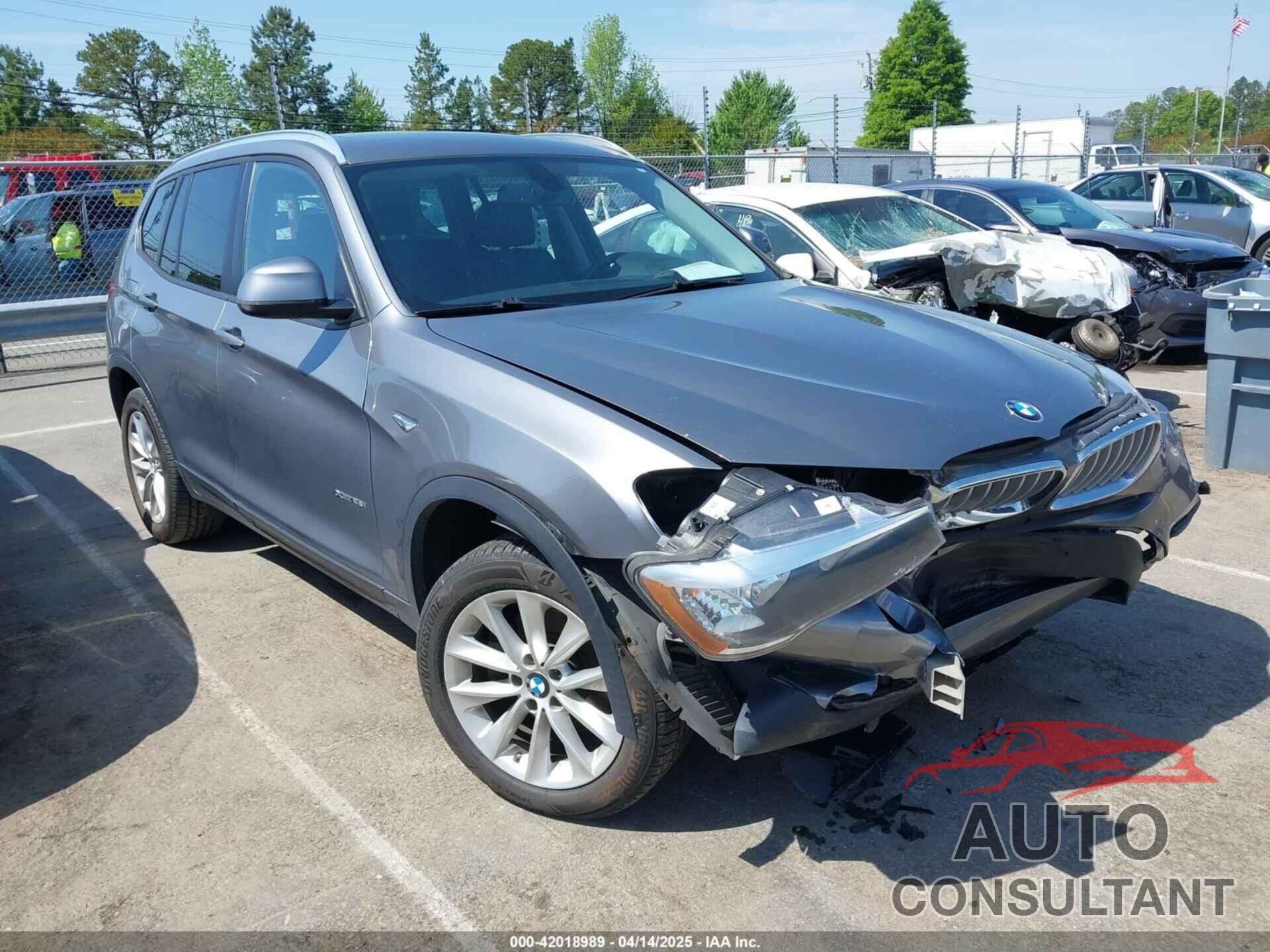 BMW X3 2017 - 5UXWX9C53H0T00496