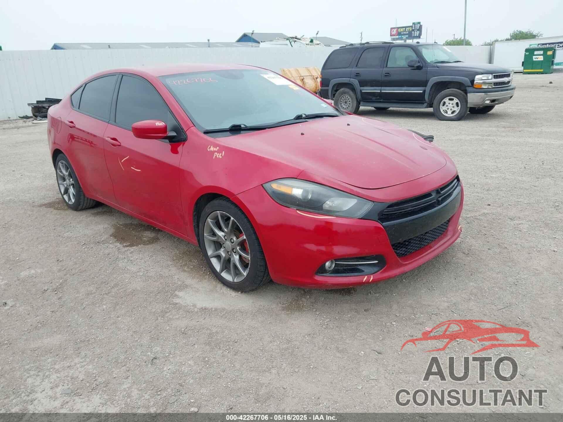 DODGE DART 2014 - 1C3CDFBB9ED695649