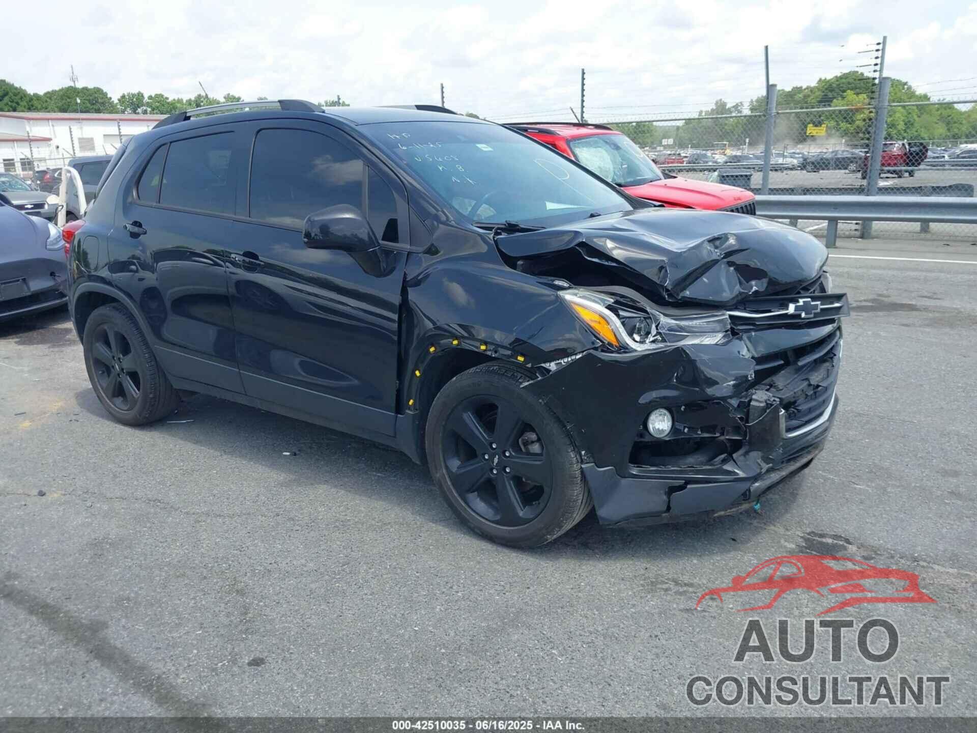 CHEVROLET TRAX 2019 - KL7CJMSB9KB815608