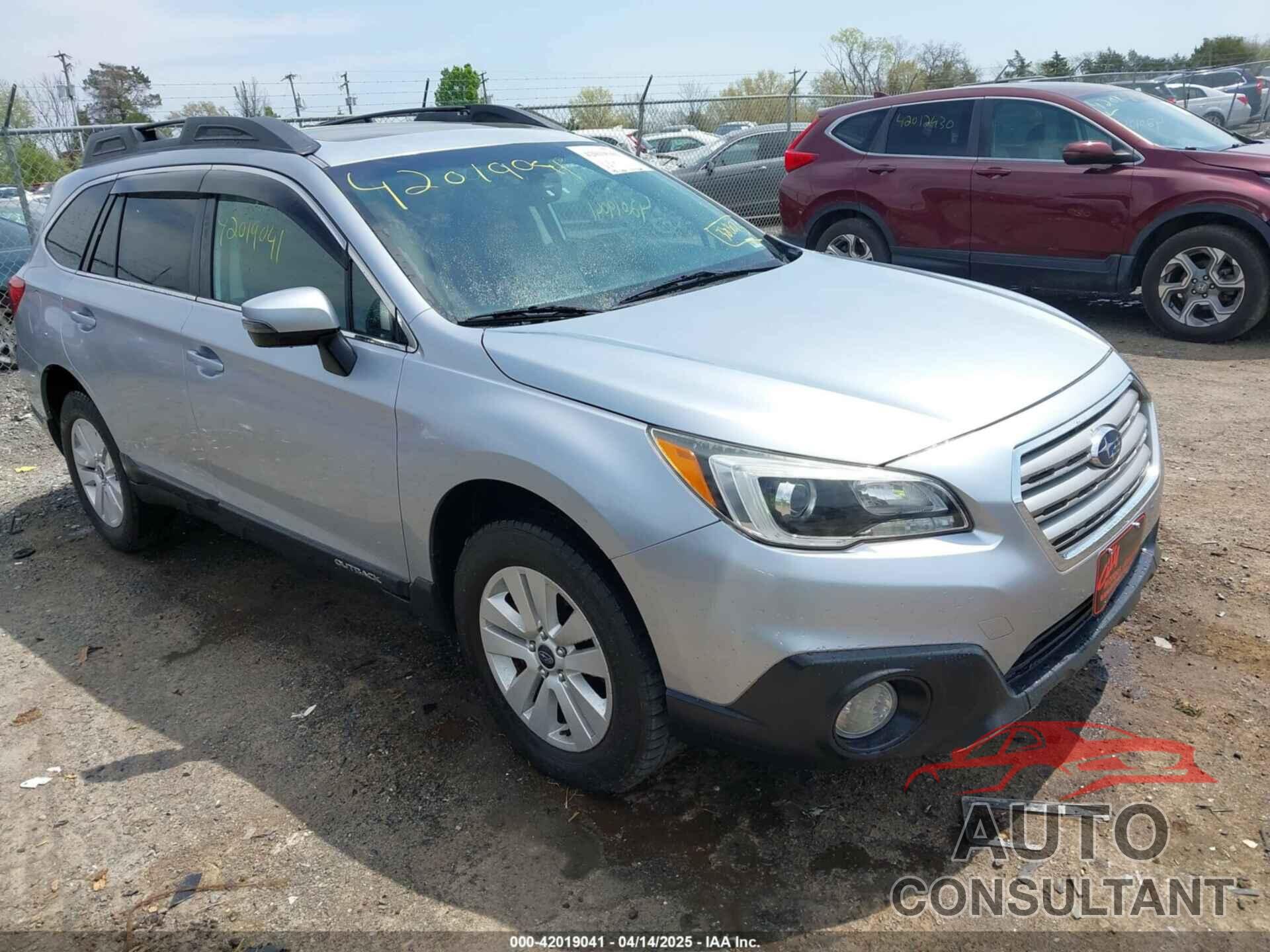 SUBARU OUTBACK 2017 - 4S4BSAHC6H3388073