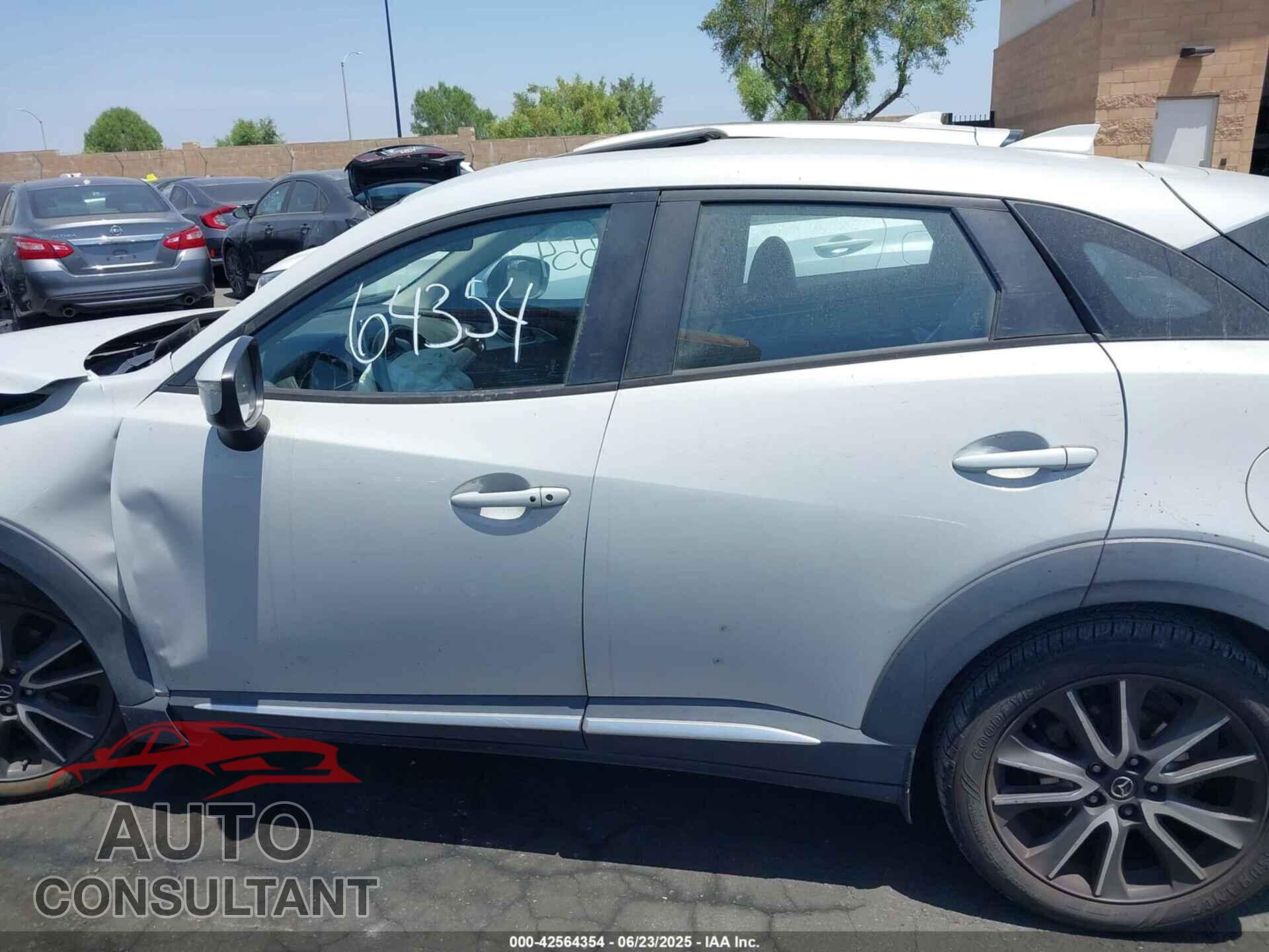 MAZDA CX-3 2016 - JM1DKBD78G0114661