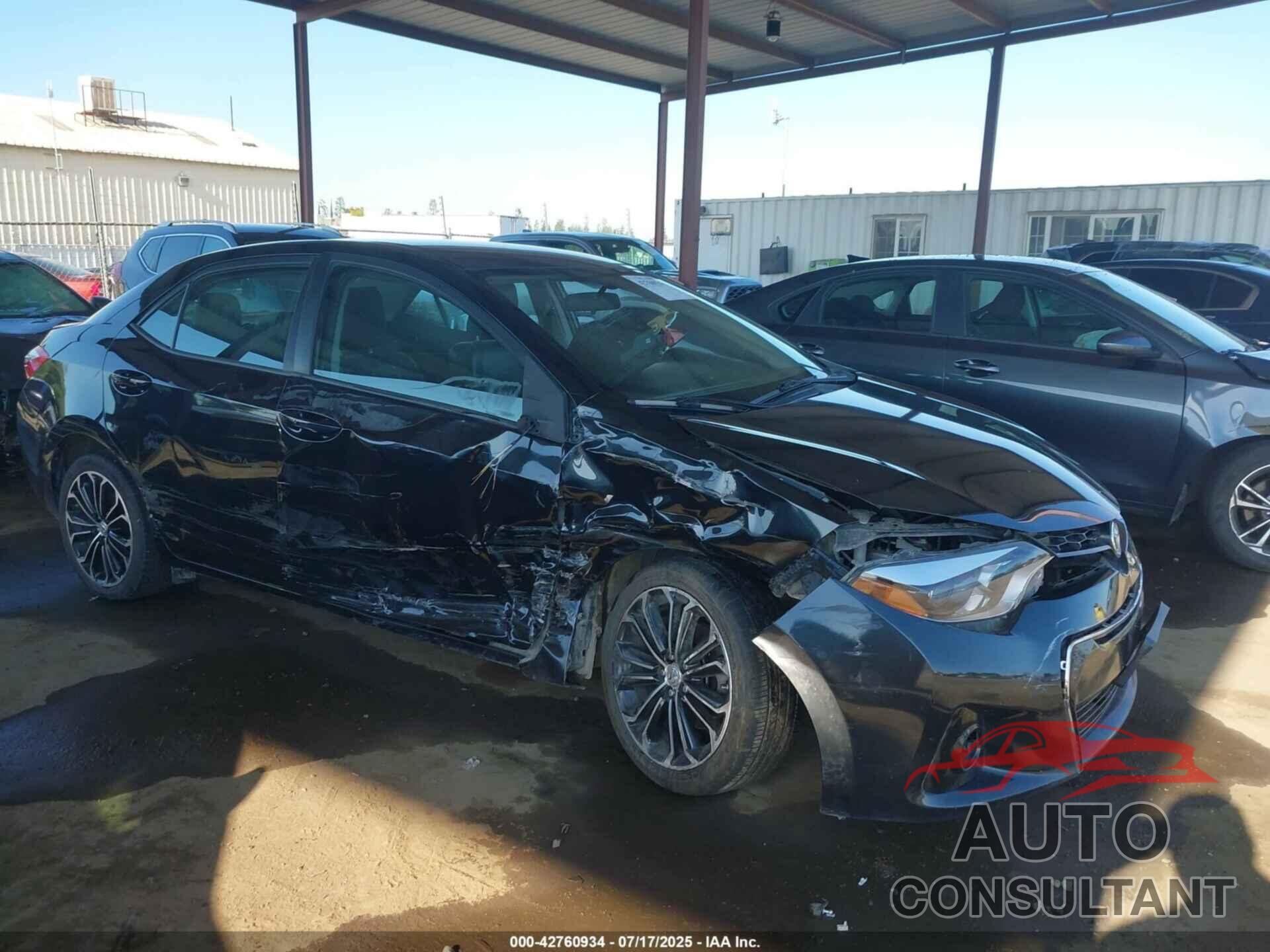 TOYOTA COROLLA 2015 - 2T1BURHE7FC346417