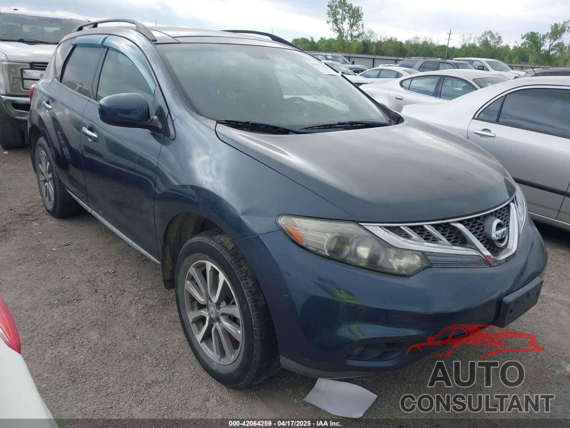 NISSAN MURANO 2012 - JN8AZ1MW6CW236818