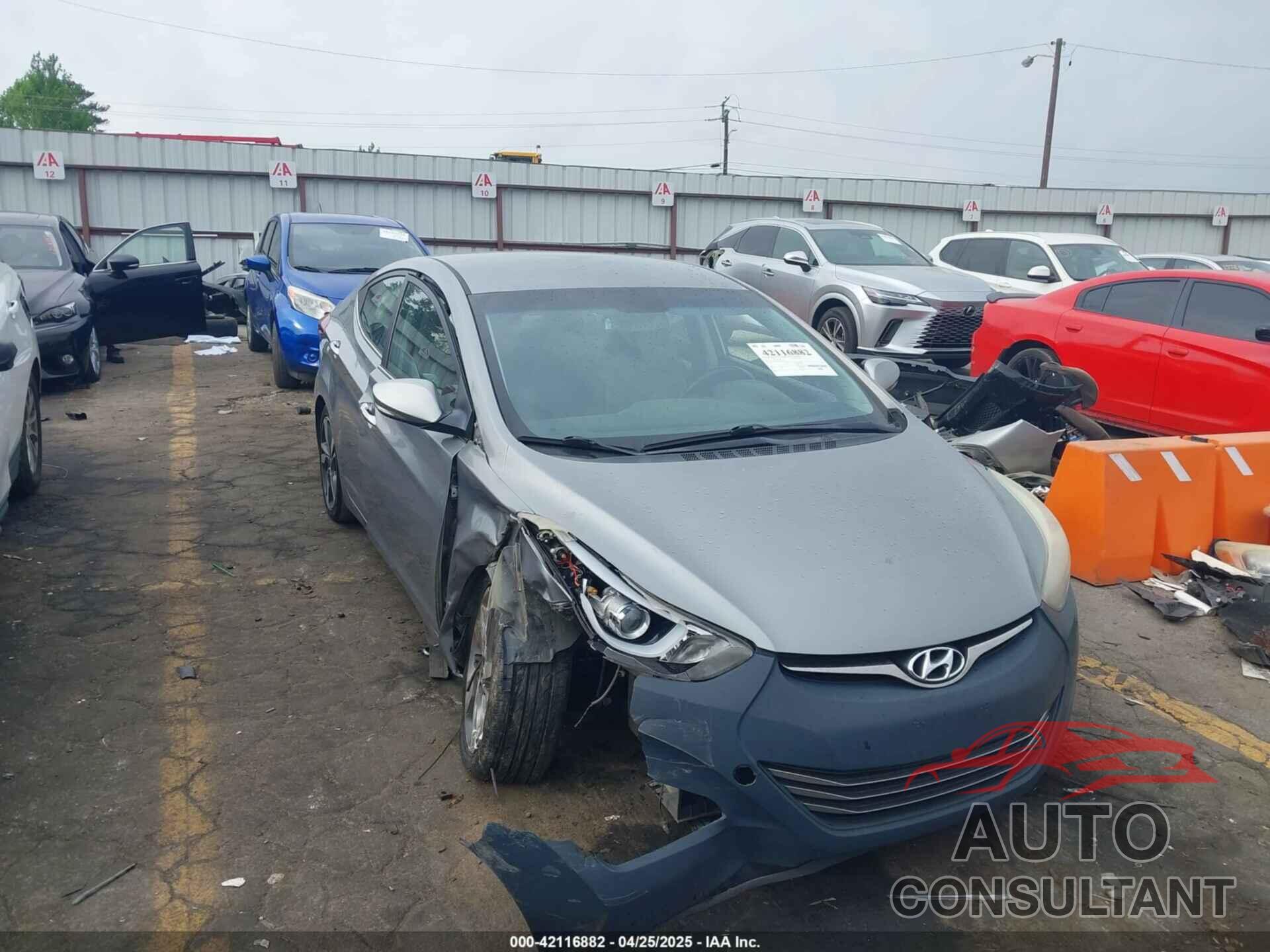 HYUNDAI ELANTRA 2014 - KMHDH4AE4EU039486