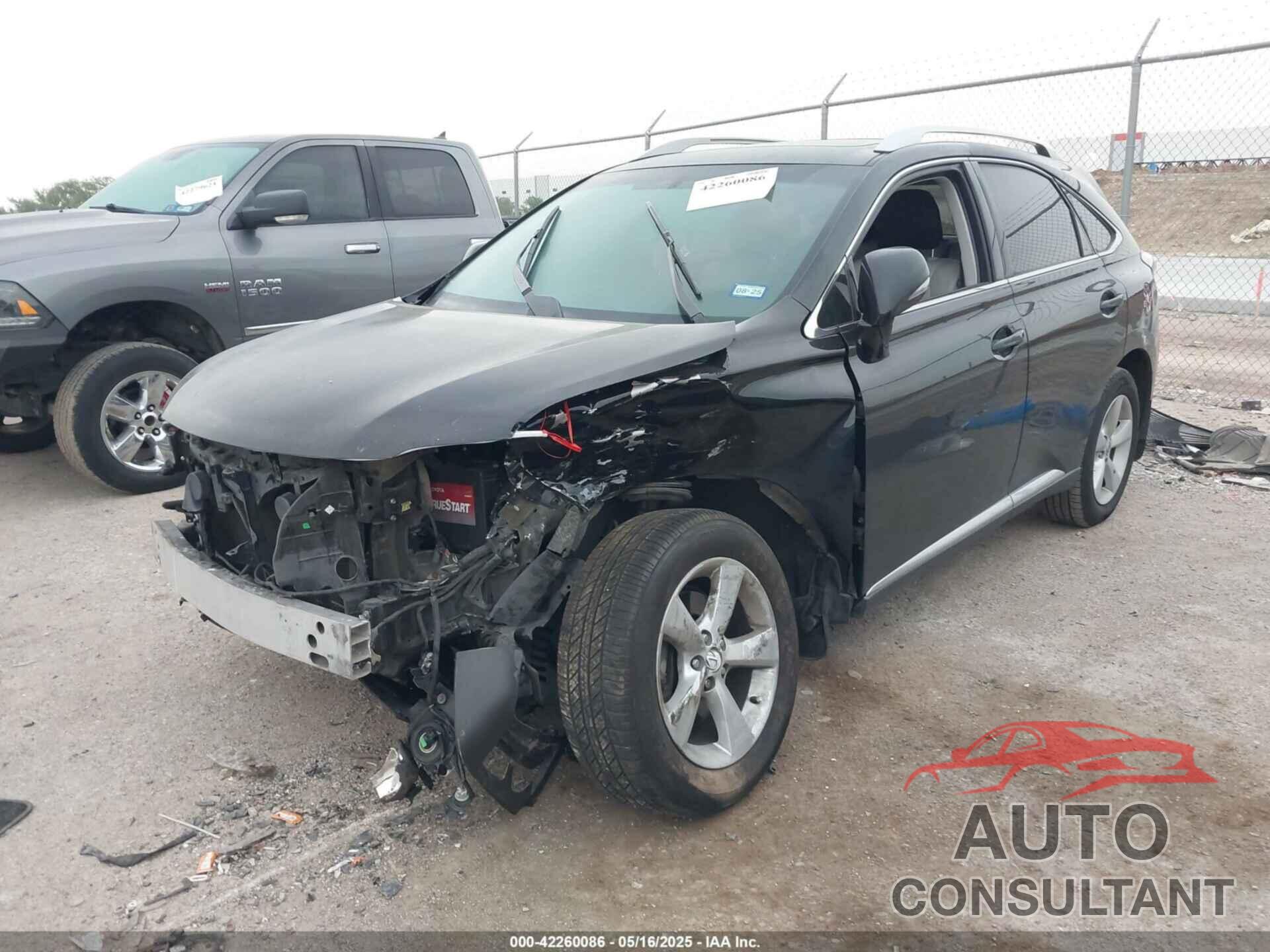 LEXUS RX 350 2010 - 2T2BK1BA6AC007827