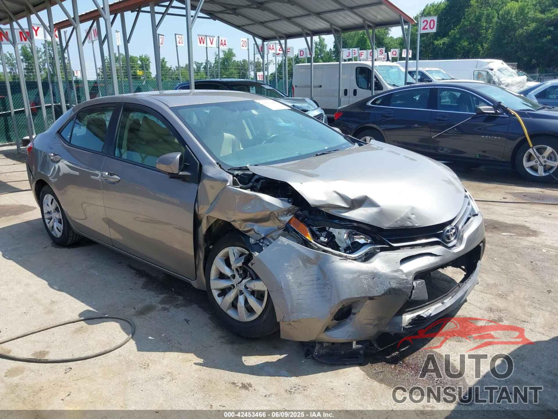 TOYOTA COROLLA 2016 - 2T1BURHEXGC736106