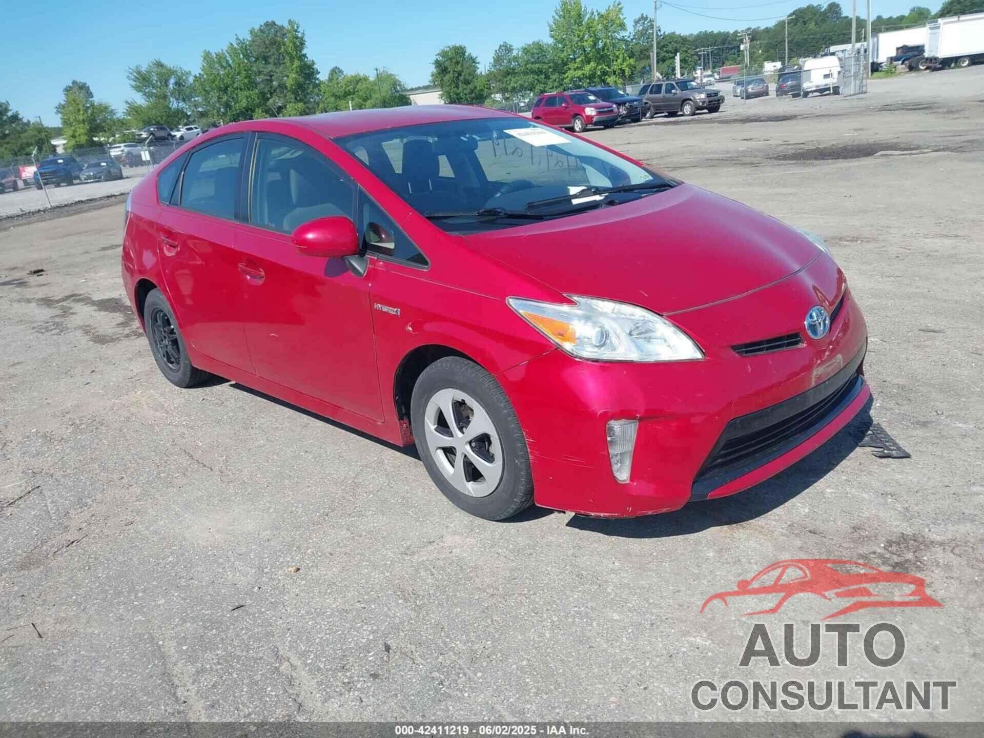 TOYOTA PRIUS 2012 - JTDKN3DU0C5453552