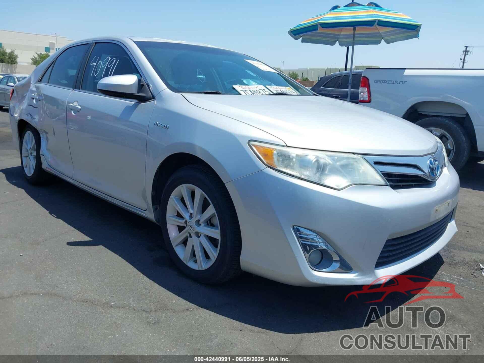 TOYOTA CAMRY HYBRID 2013 - 4T1BD1FK8DU080105