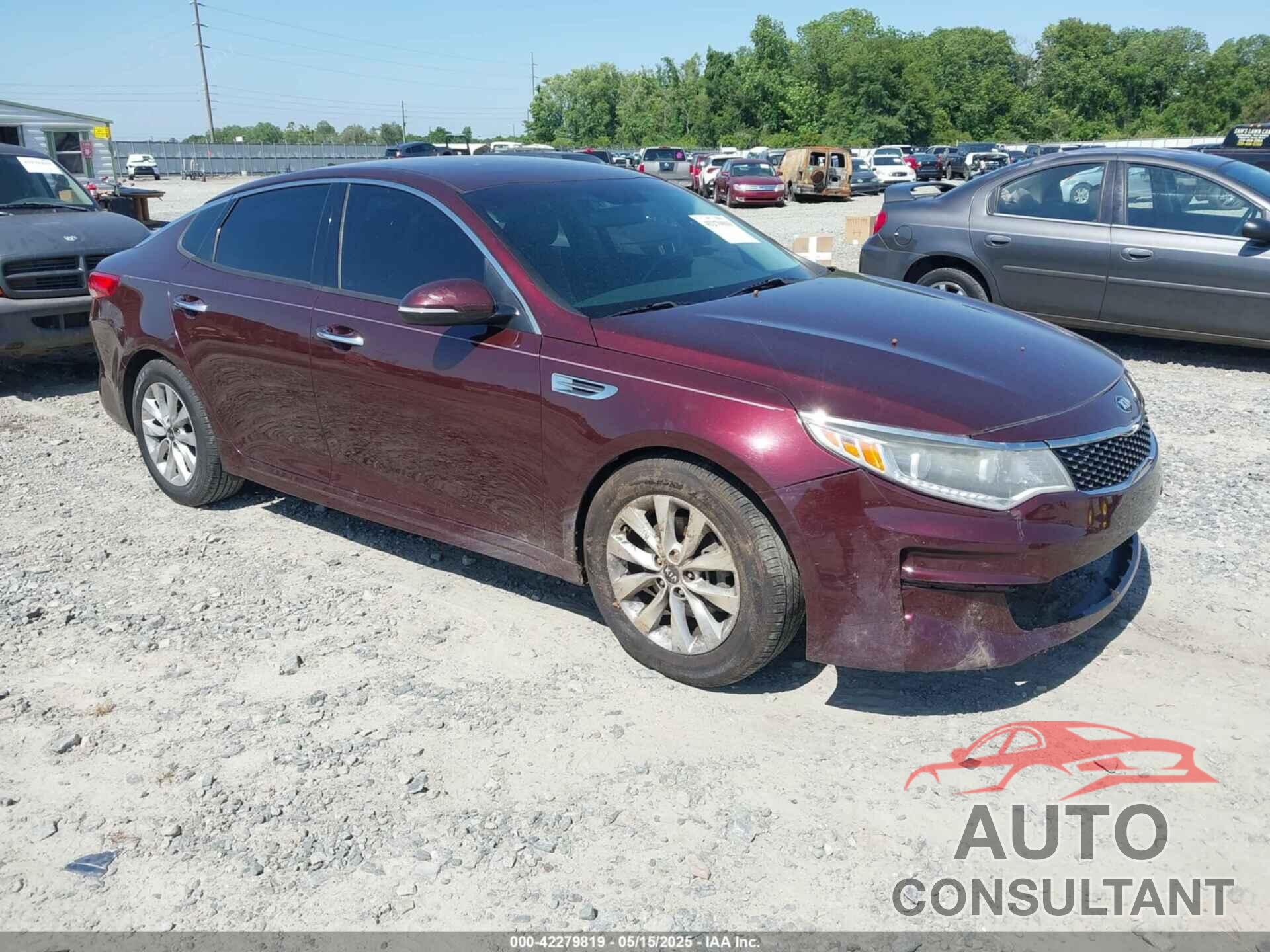 KIA OPTIMA 2017 - 5XXGU4L37HG137253