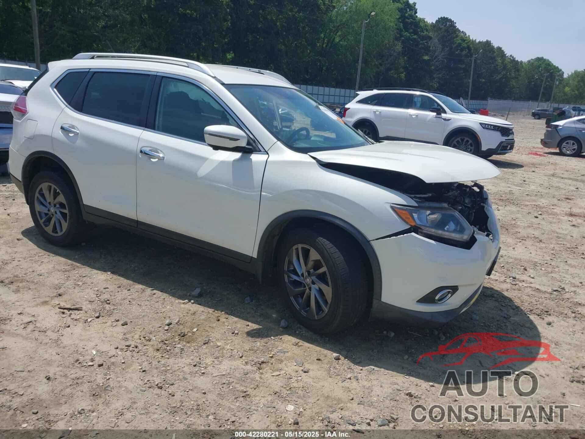 NISSAN ROGUE 2016 - KNMAT2MV3GP727924