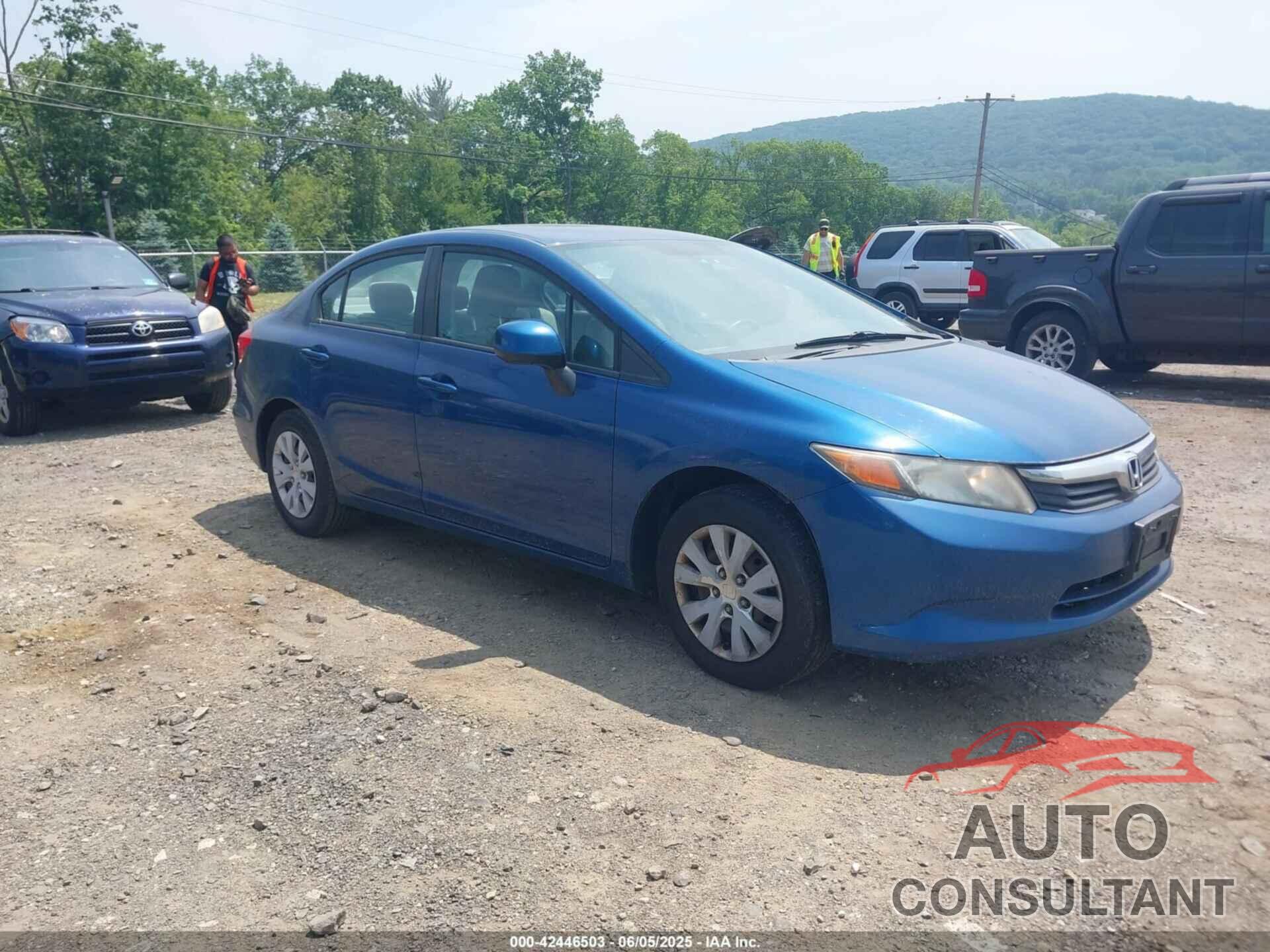 HONDA CIVIC 2012 - 19XFB2F50CE342871