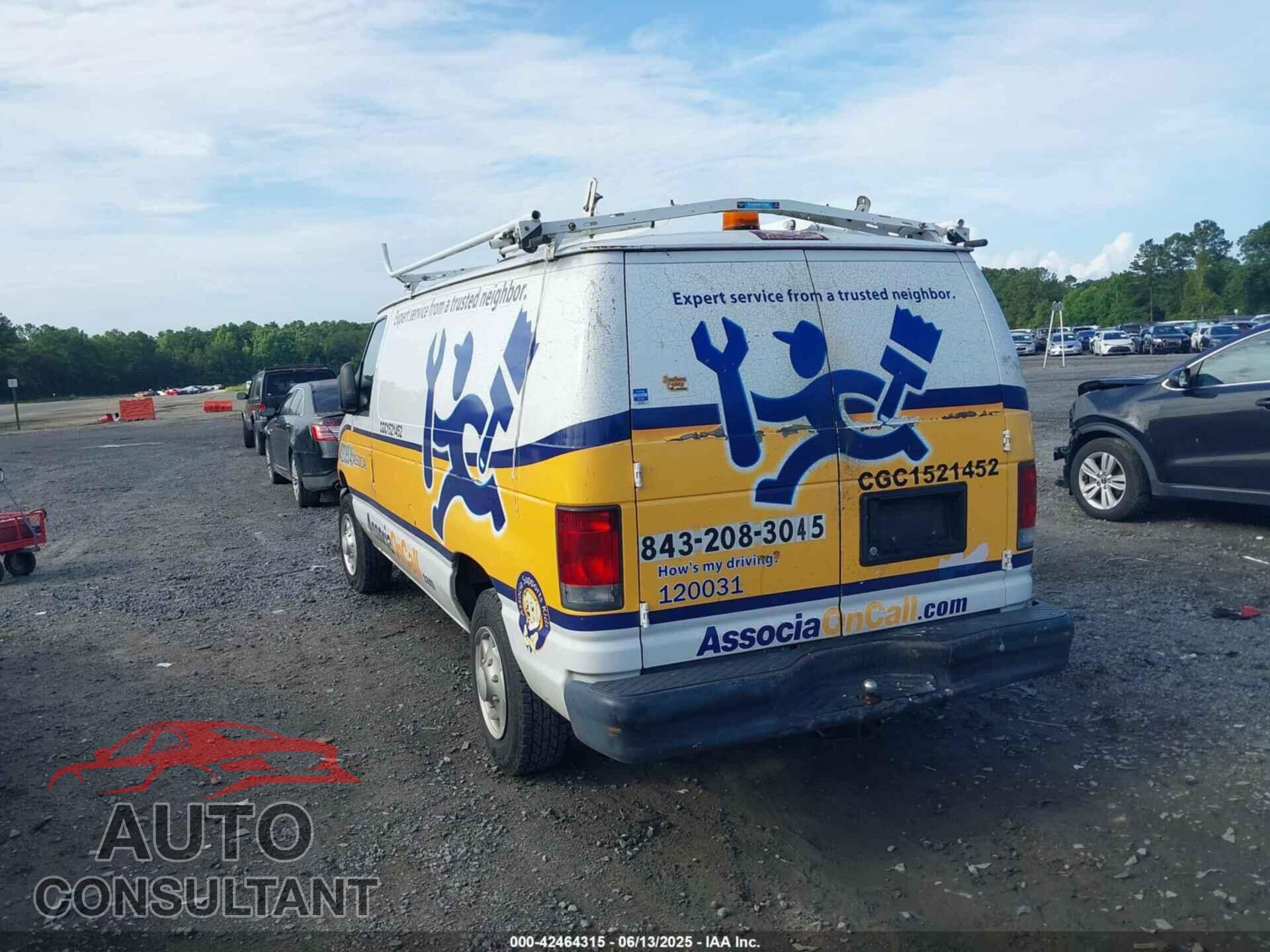 FORD E-150 2012 - 1FTNE1EW9CDA86738