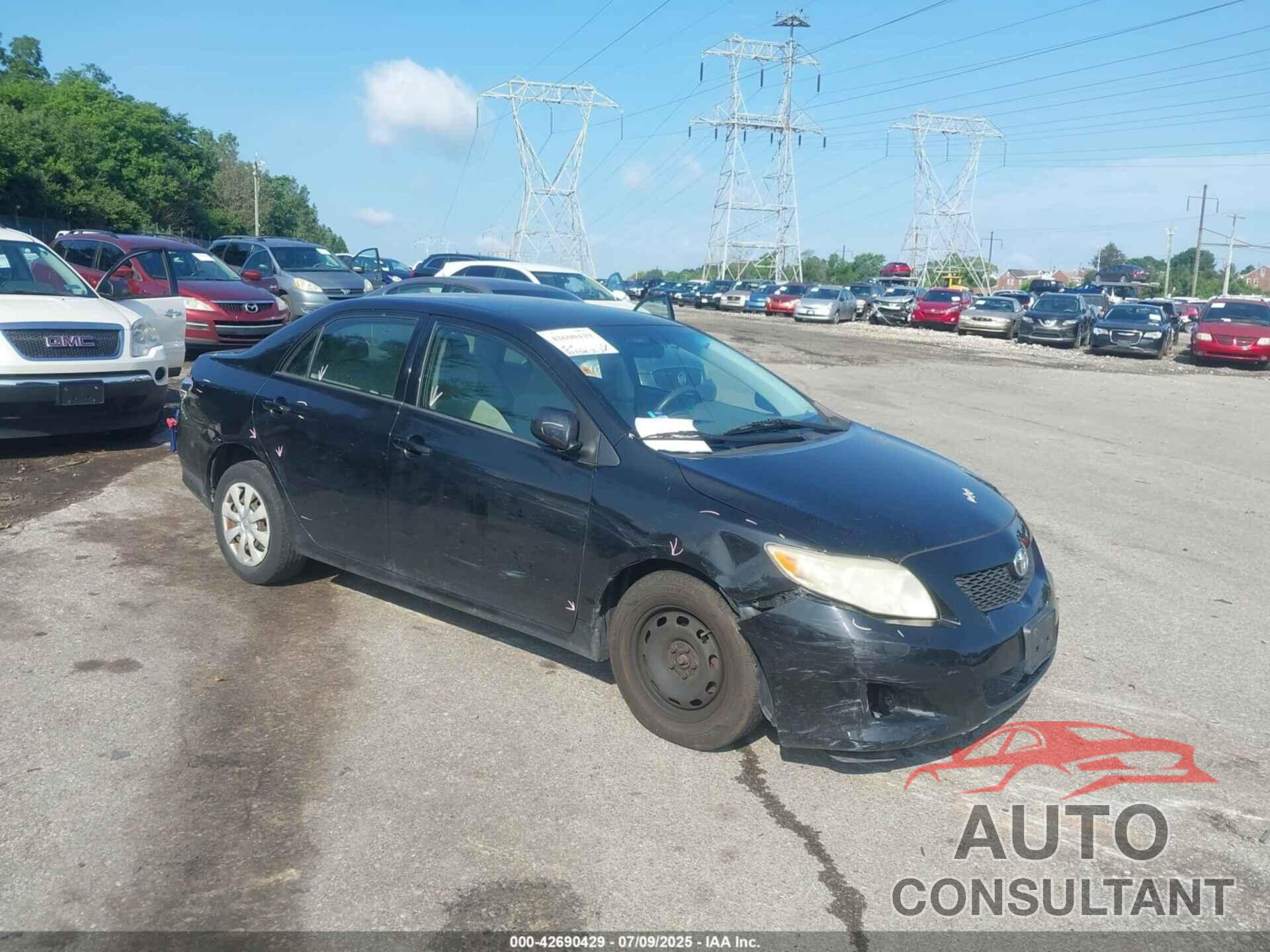 TOYOTA COROLLA 2009 - JTDBL40E199064673