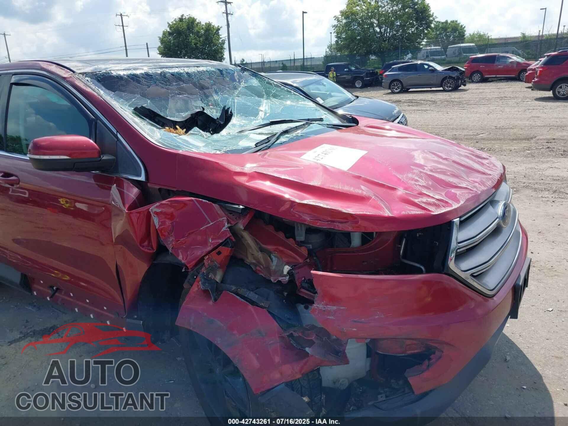 FORD EDGE 2015 - 2FMTK4J87FBC02906