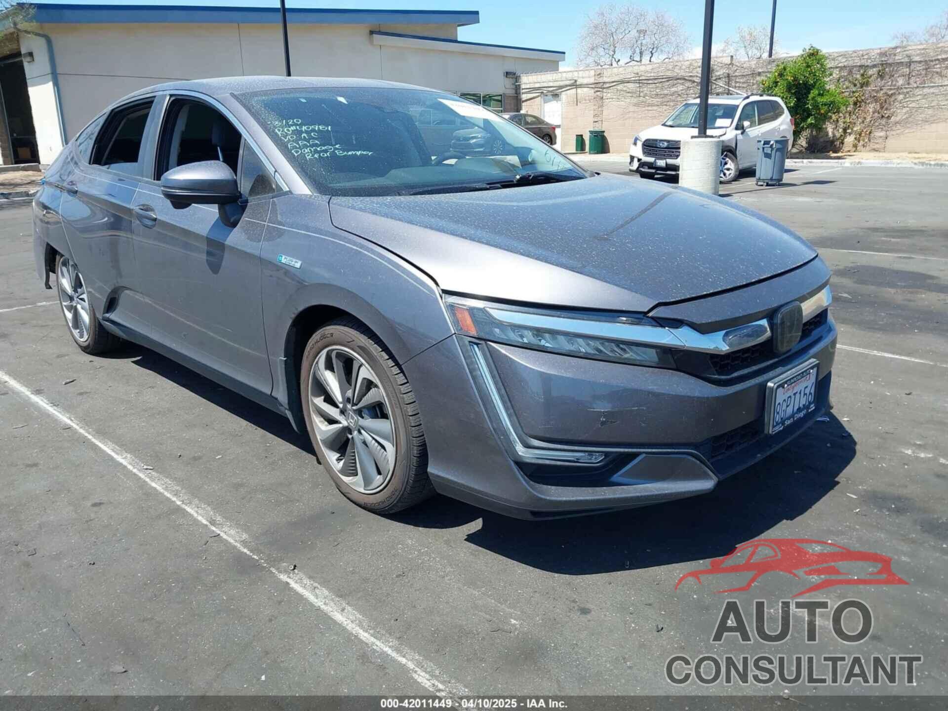 HONDA CLARITY PLUG-IN HYBRID 2018 - JHMZC5F16JC018237