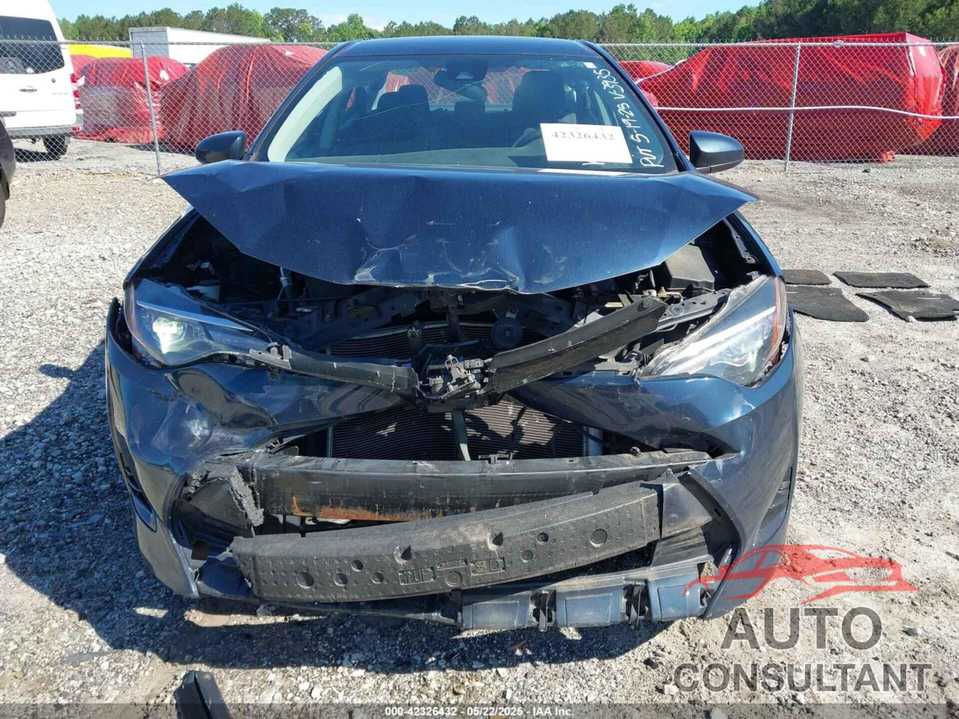 TOYOTA COROLLA 2017 - 5YFBURHEXHP733935