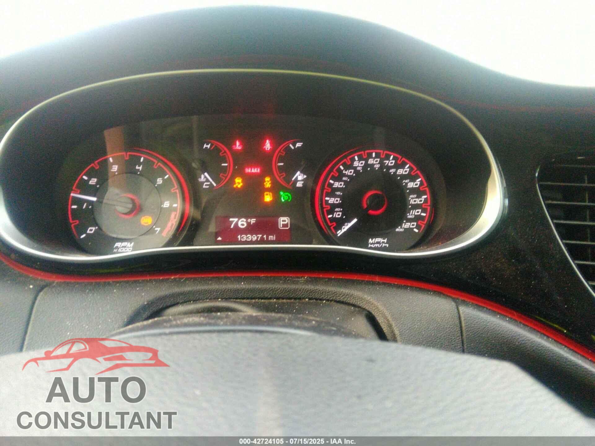 DODGE DART 2015 - 1C3CDFAA6FD391866