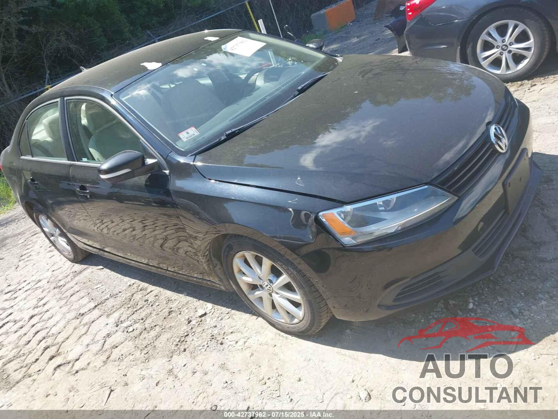 VOLKSWAGEN JETTA 2012 - 3VWDP7AJ8CM419306