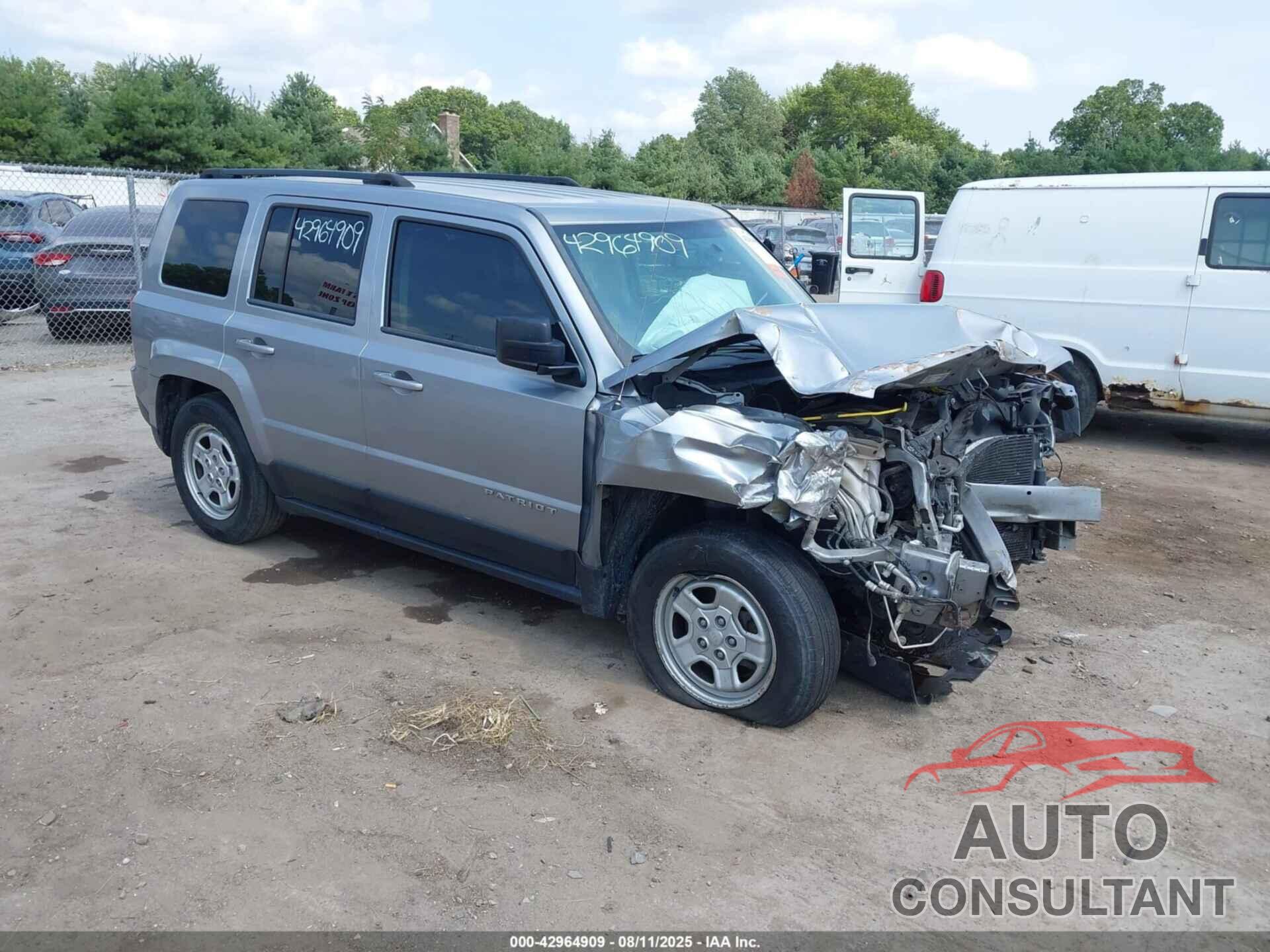 JEEP PATRIOT 2016 - 1C4NJPBB9GD765284