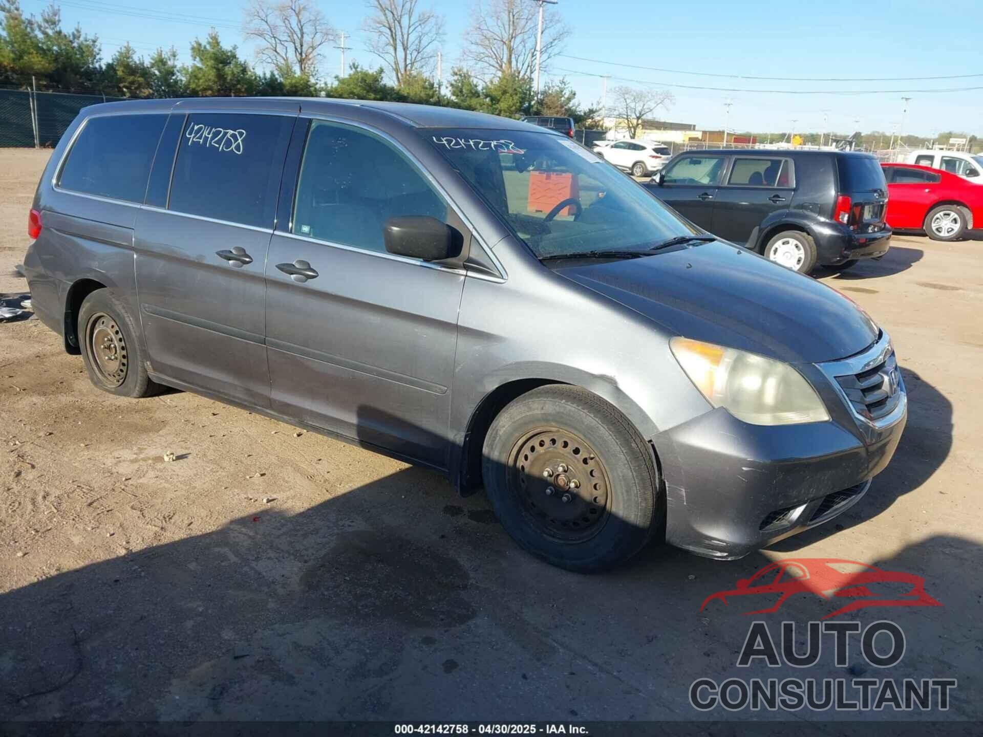 HONDA ODYSSEY 2010 - 5FNRL3H29AB076728
