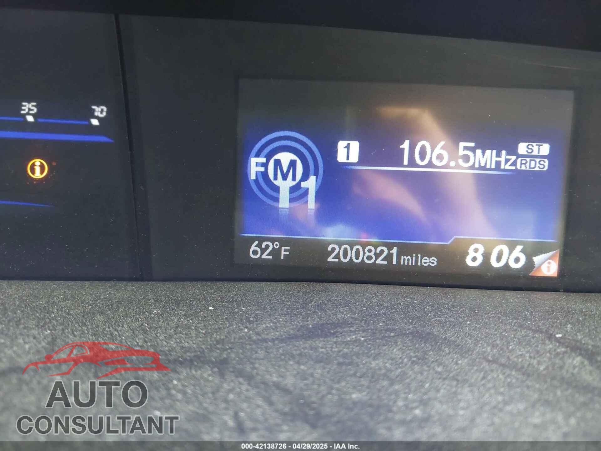 HONDA CIVIC 2012 - 2HGFB2F93CH528364