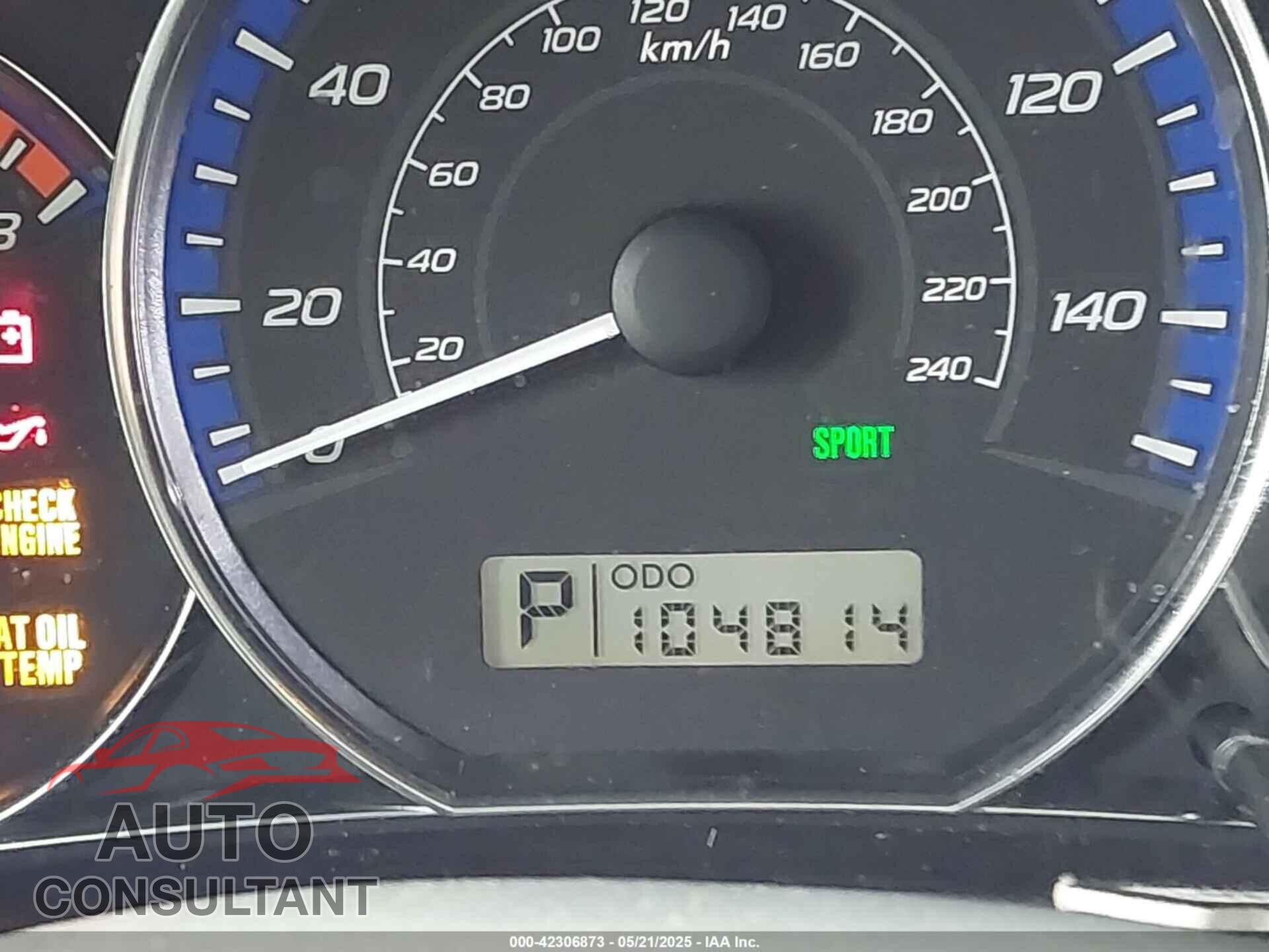SUBARU FORESTER 2012 - JF2SHAEC4CH433077