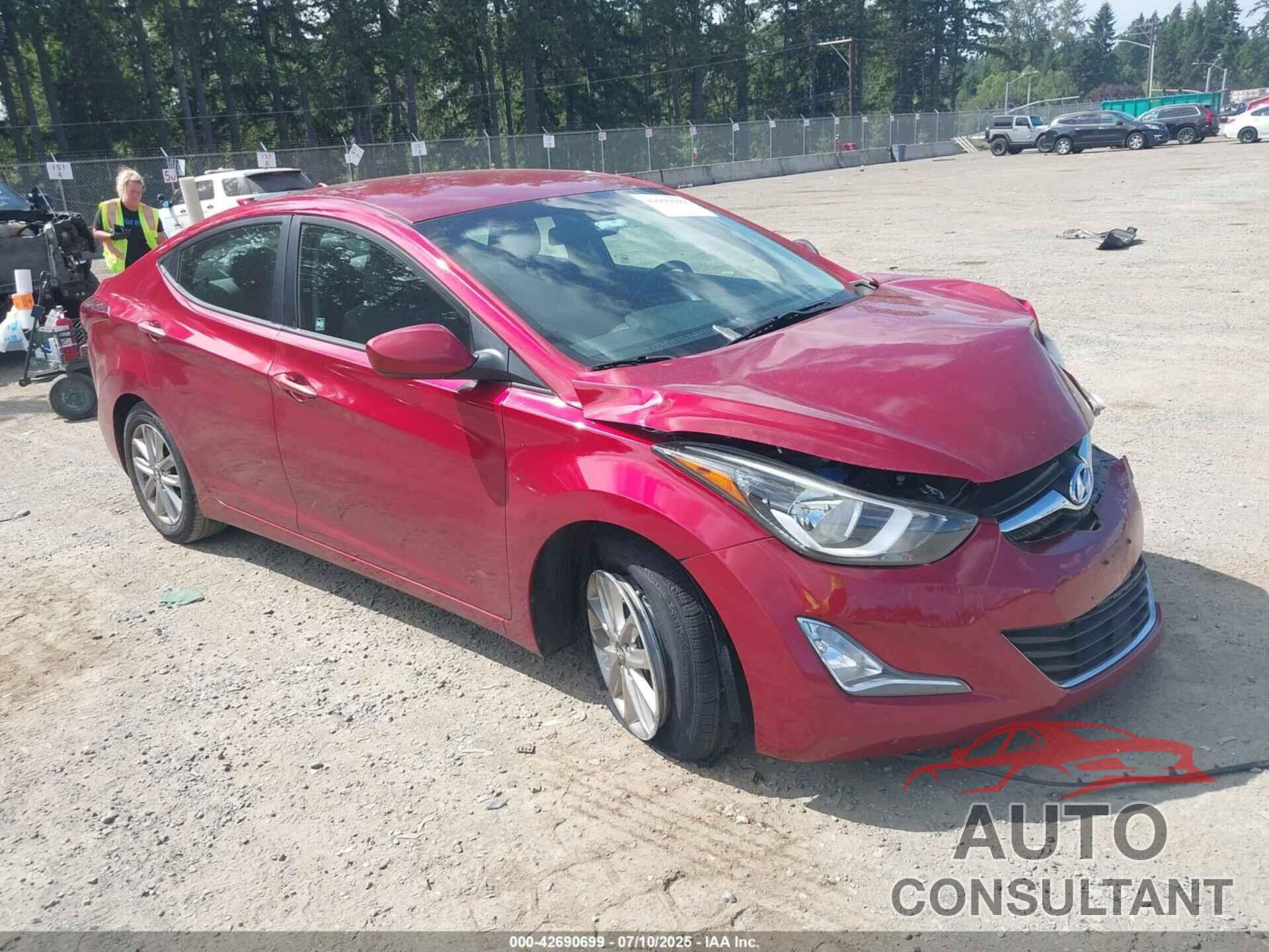 HYUNDAI ELANTRA 2016 - 5NPDH4AE8GH678245