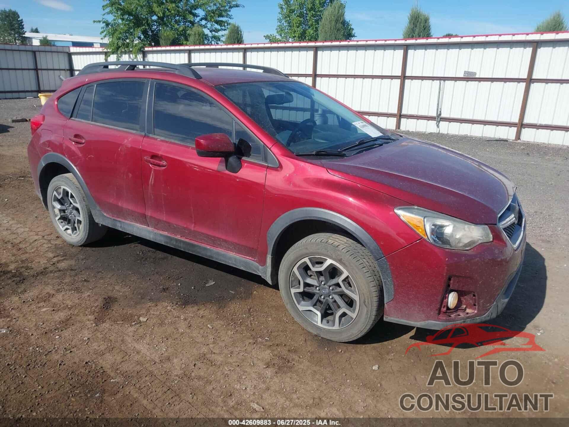 SUBARU CROSSTREK 2016 - JF2GPABC2G8244995