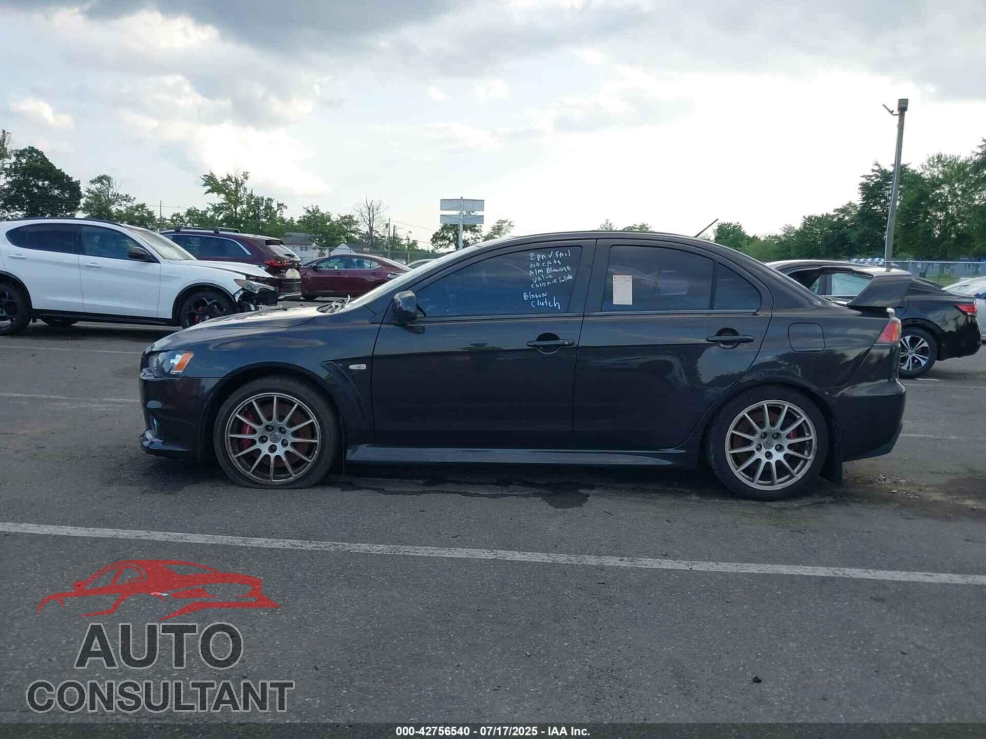 MITSUBISHI LANCER EVOLUTION 2014 - JA32W8FV4EU024695