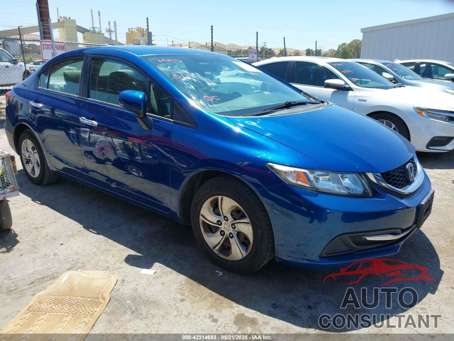 HONDA CIVIC 2014 - 19XFB2F54EE232201