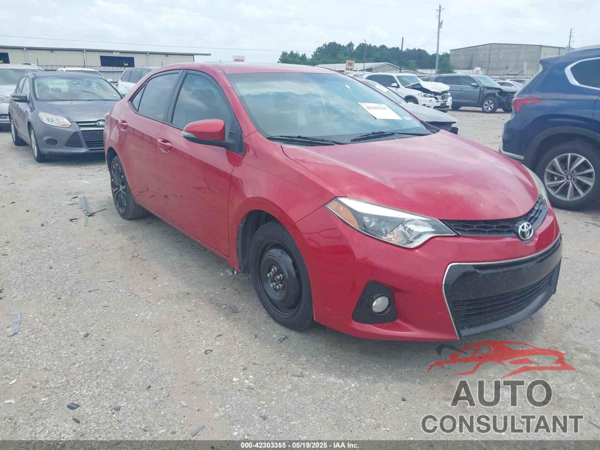 TOYOTA COROLLA 2016 - 2T1BURHEXGC638791
