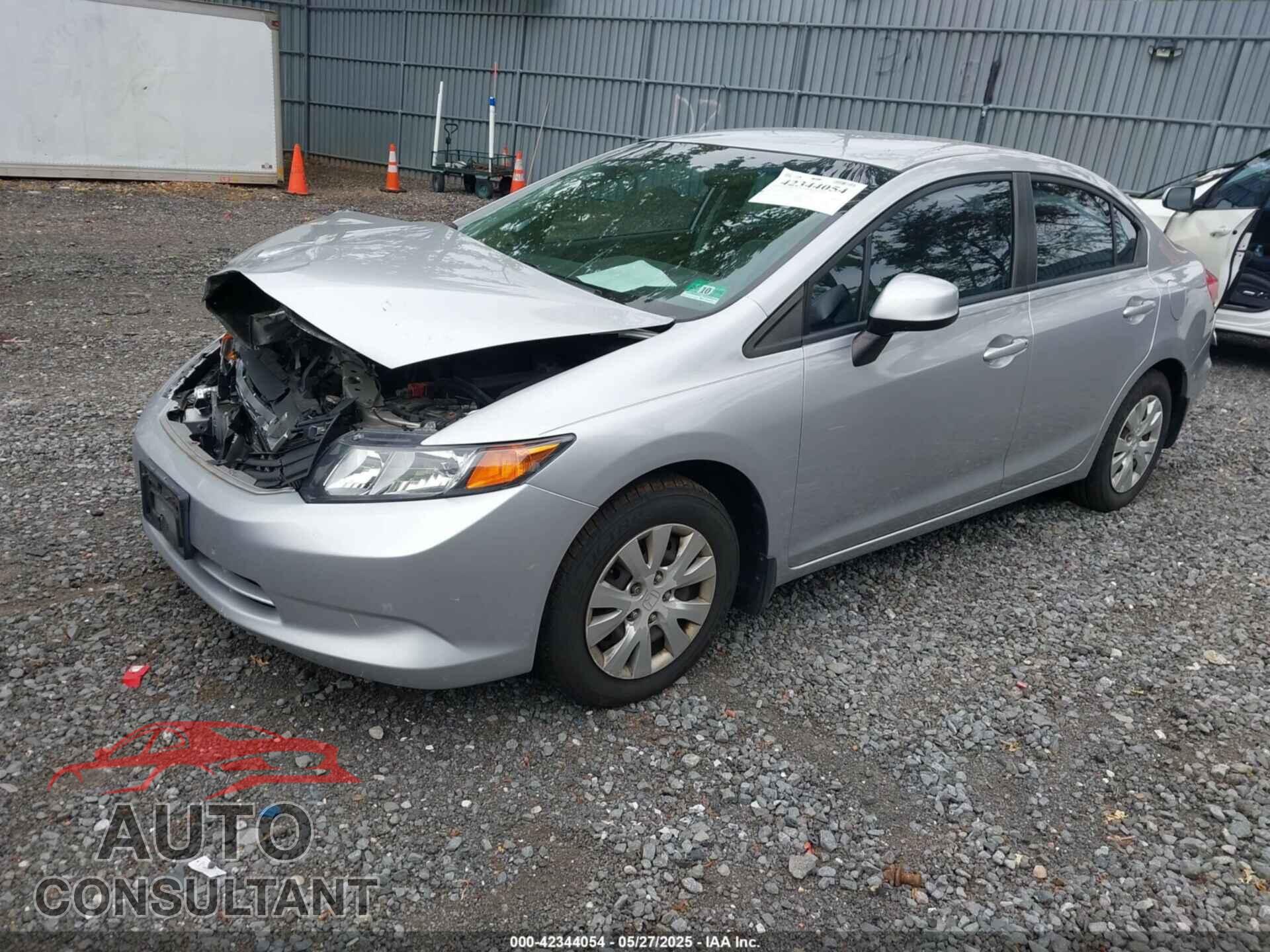 HONDA CIVIC 2012 - 19XFB2F57CE013066