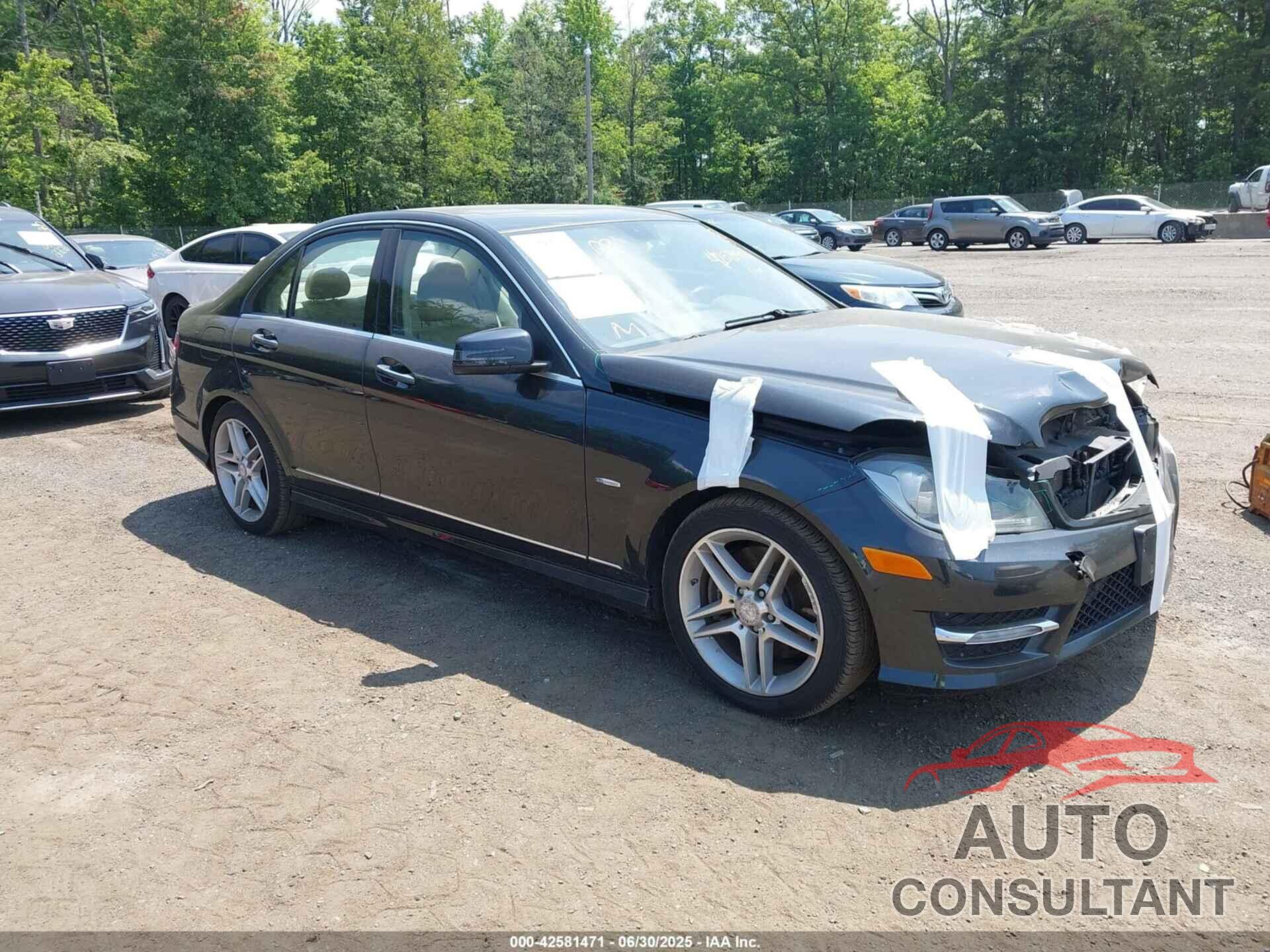 MERCEDES-BENZ C 350 2012 - WDDGF5HB0CR196754