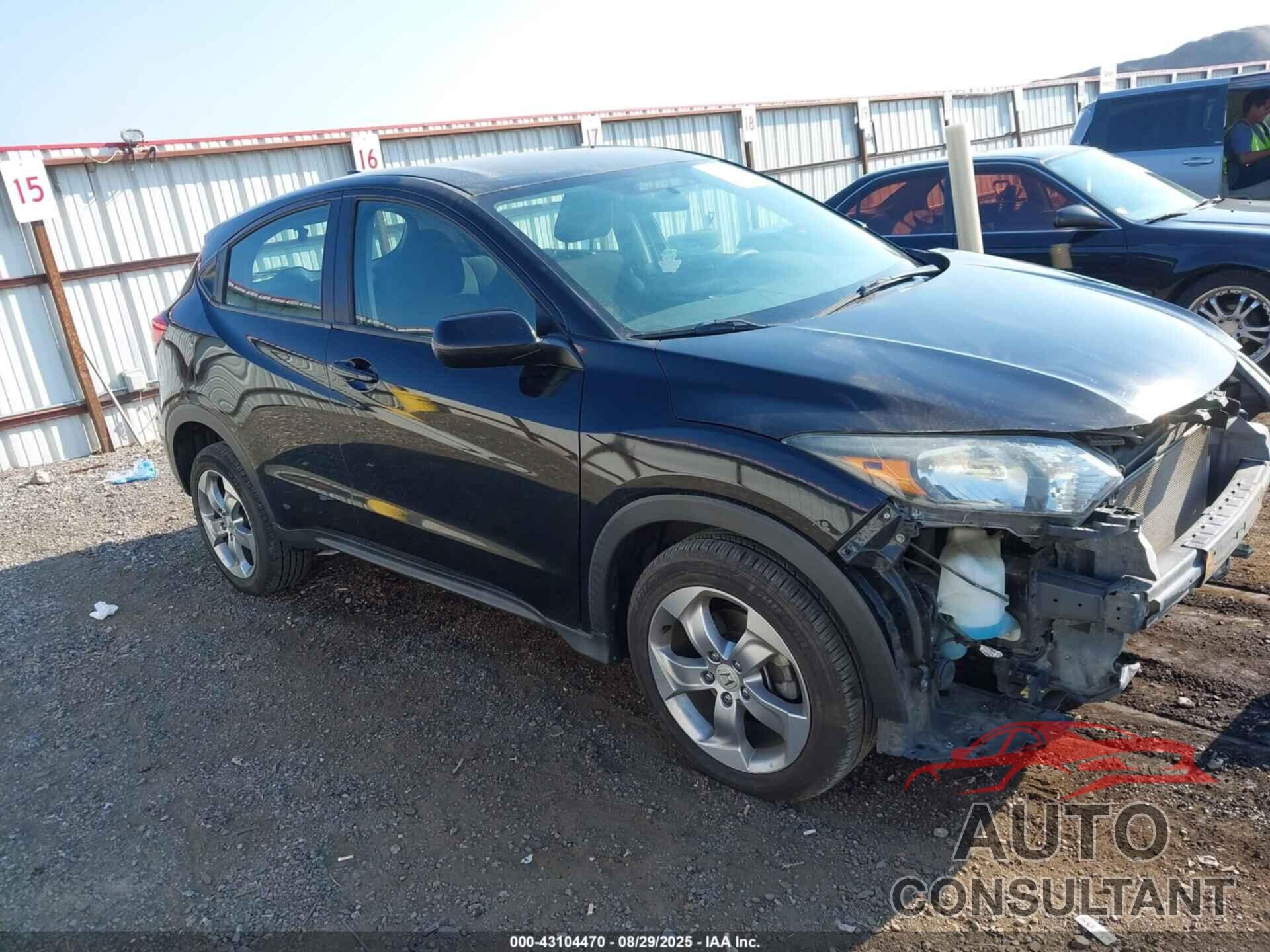 HONDA HR-V 2018 - 3CZRU6H39JG707327