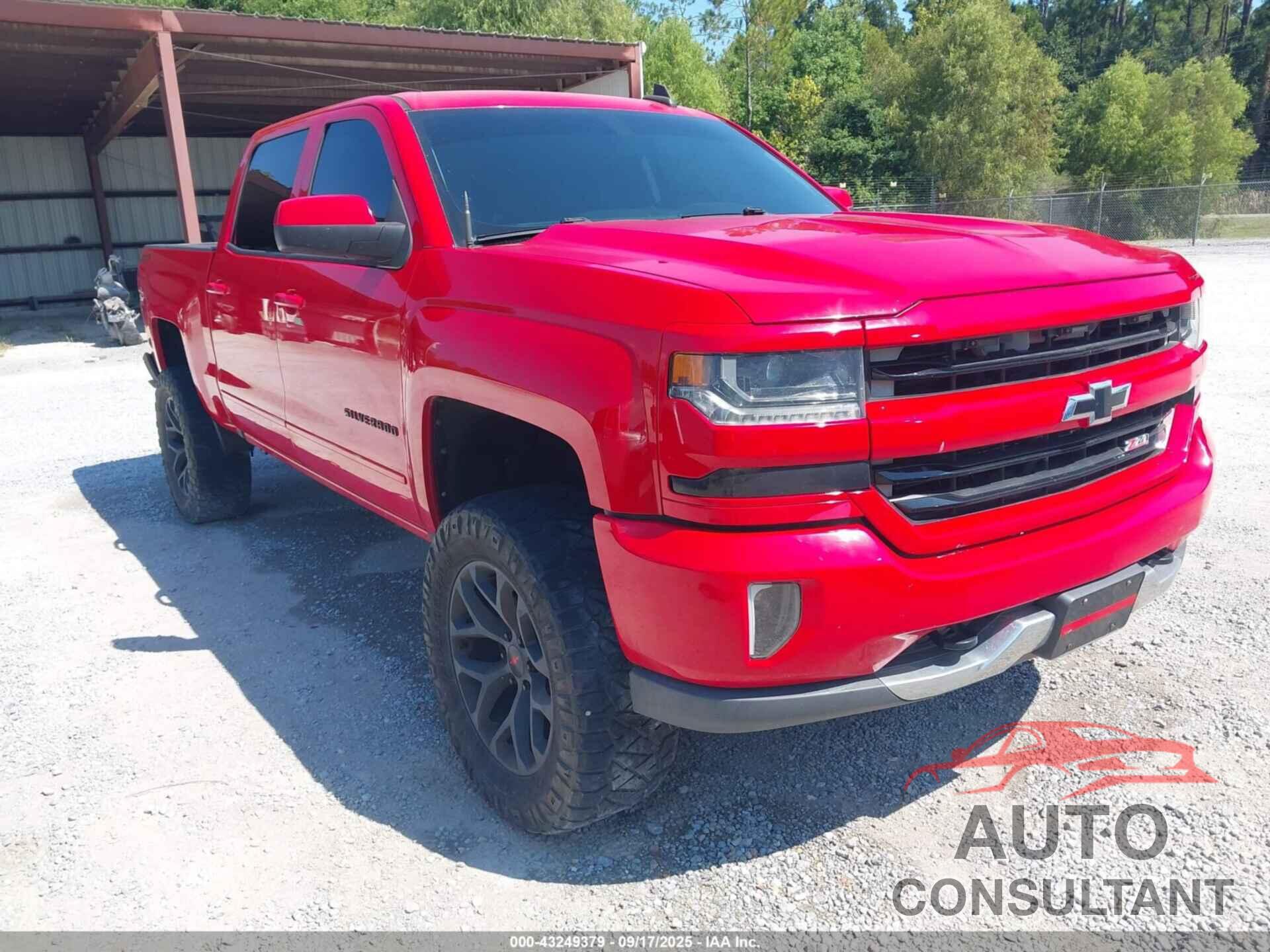 CHEVROLET SILVERADO 1500 2017 - 3GCUKREC8HG197123