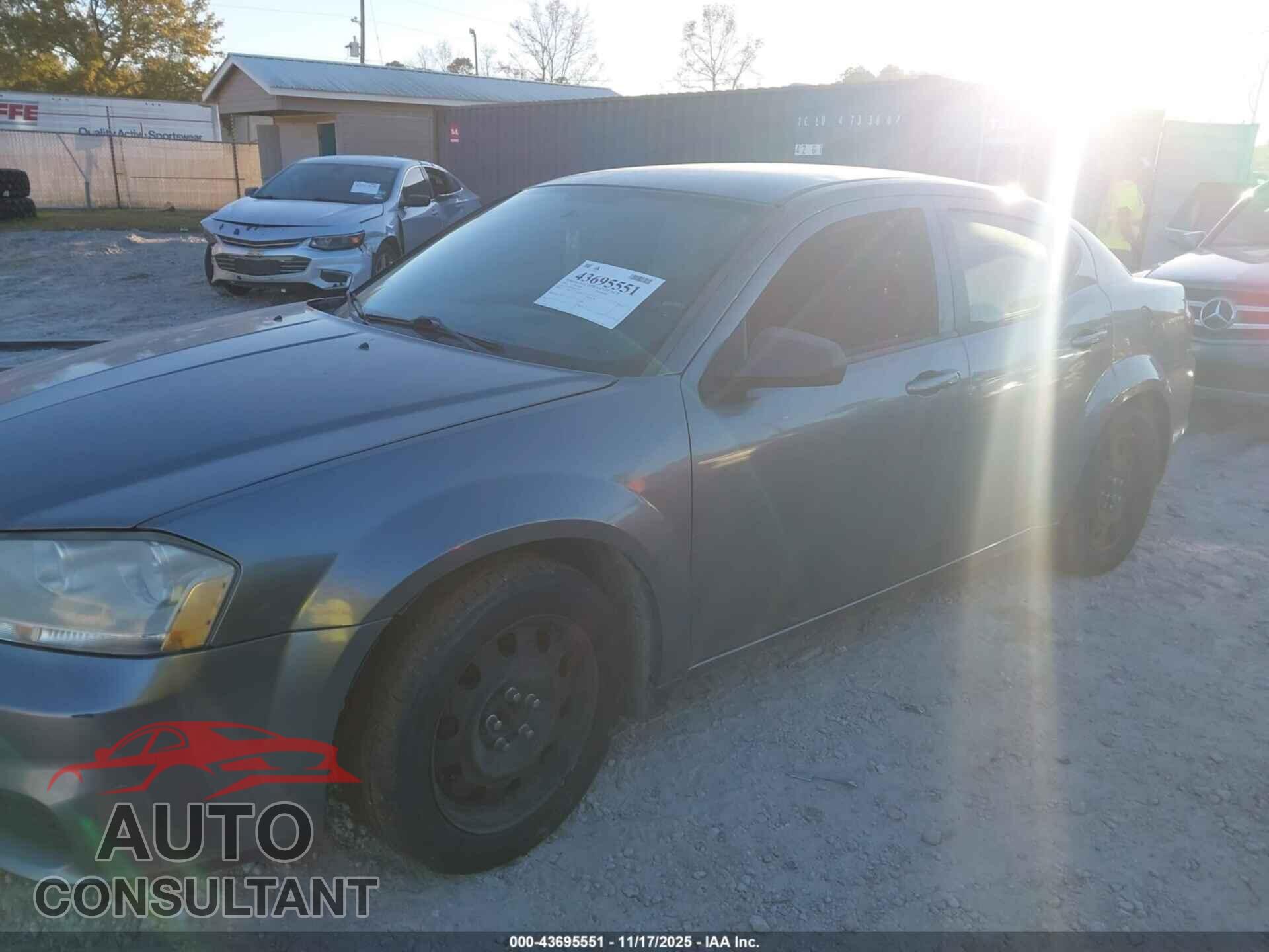 DODGE AVENGER 2013 - 1C3CDZAB6DN575724