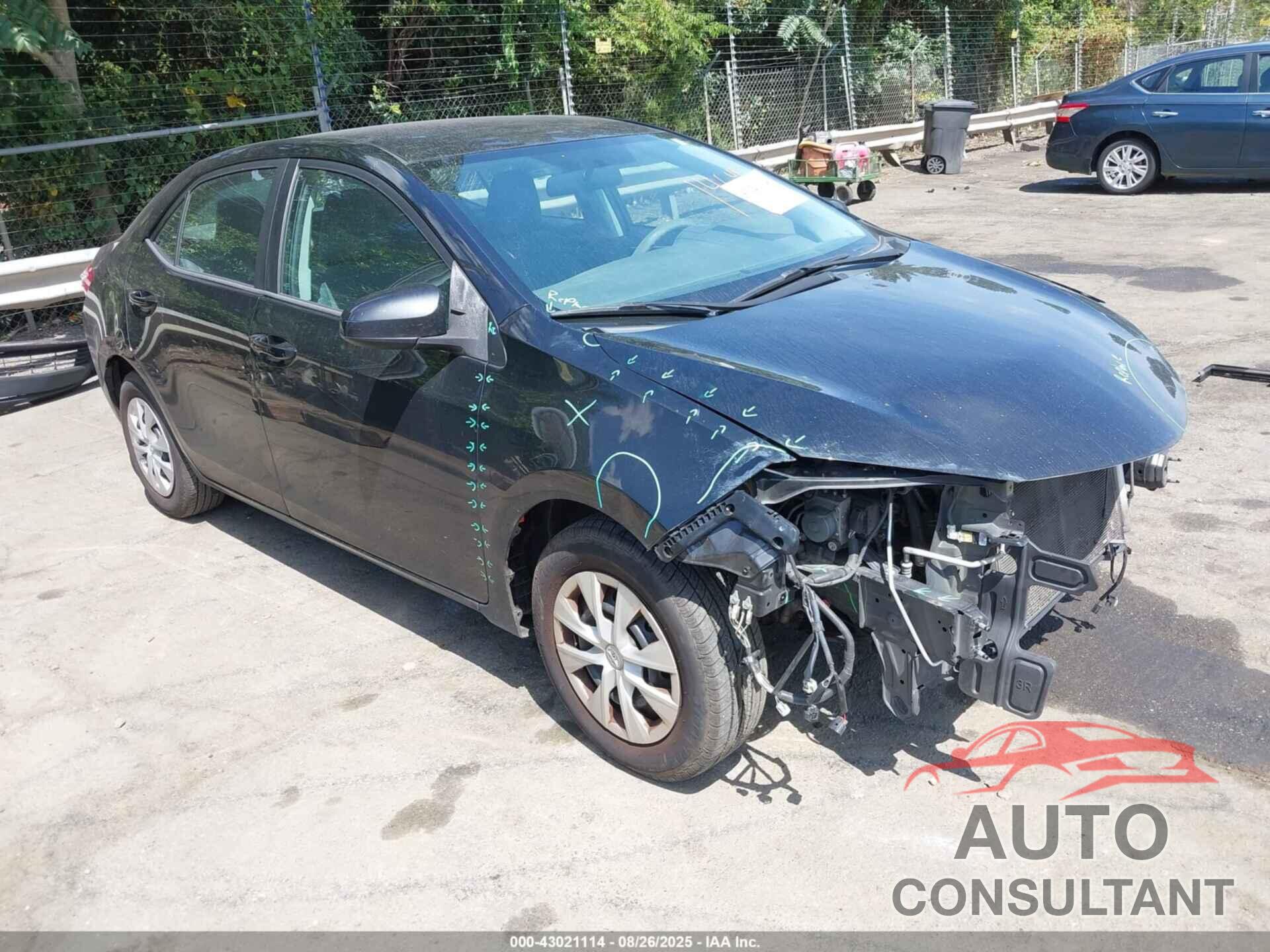 TOYOTA COROLLA 2015 - 2T1BURHEXFC386099